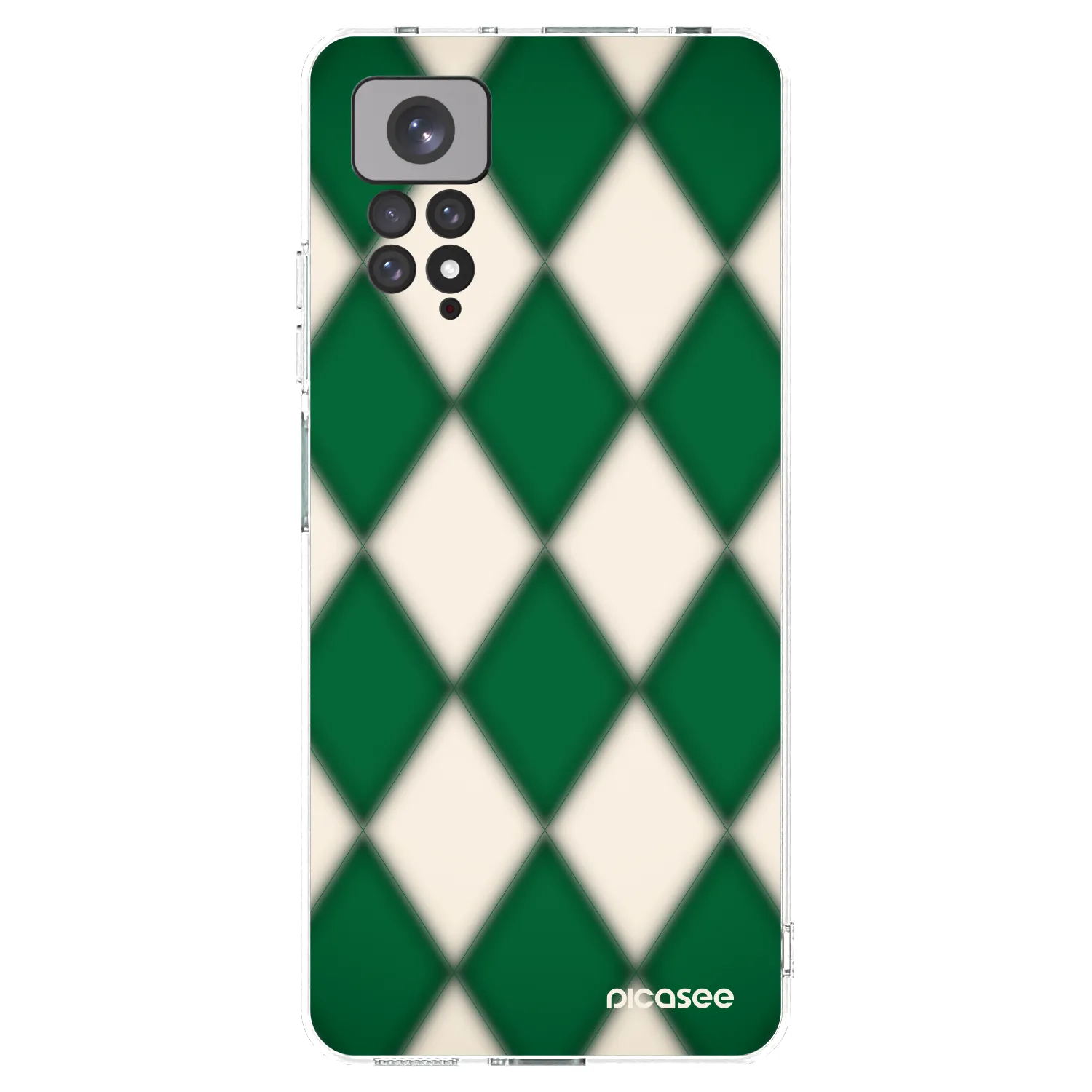 Picasee silikonska prozirna maskica za Xiaomi Redmi Note 11 - Emerald Diamond