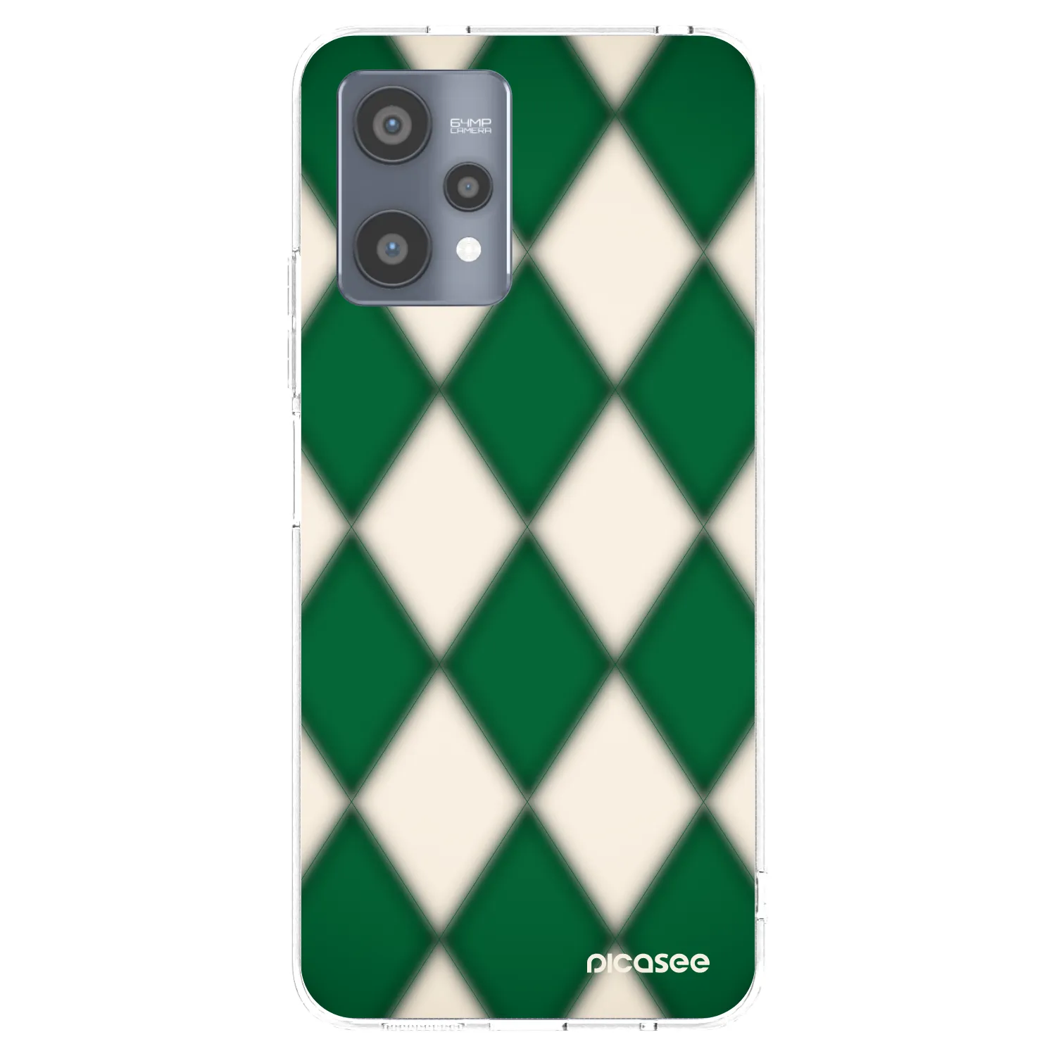 Picasee silikonska prozirna maskica za Realme 9 Pro 5G - Emerald Diamond