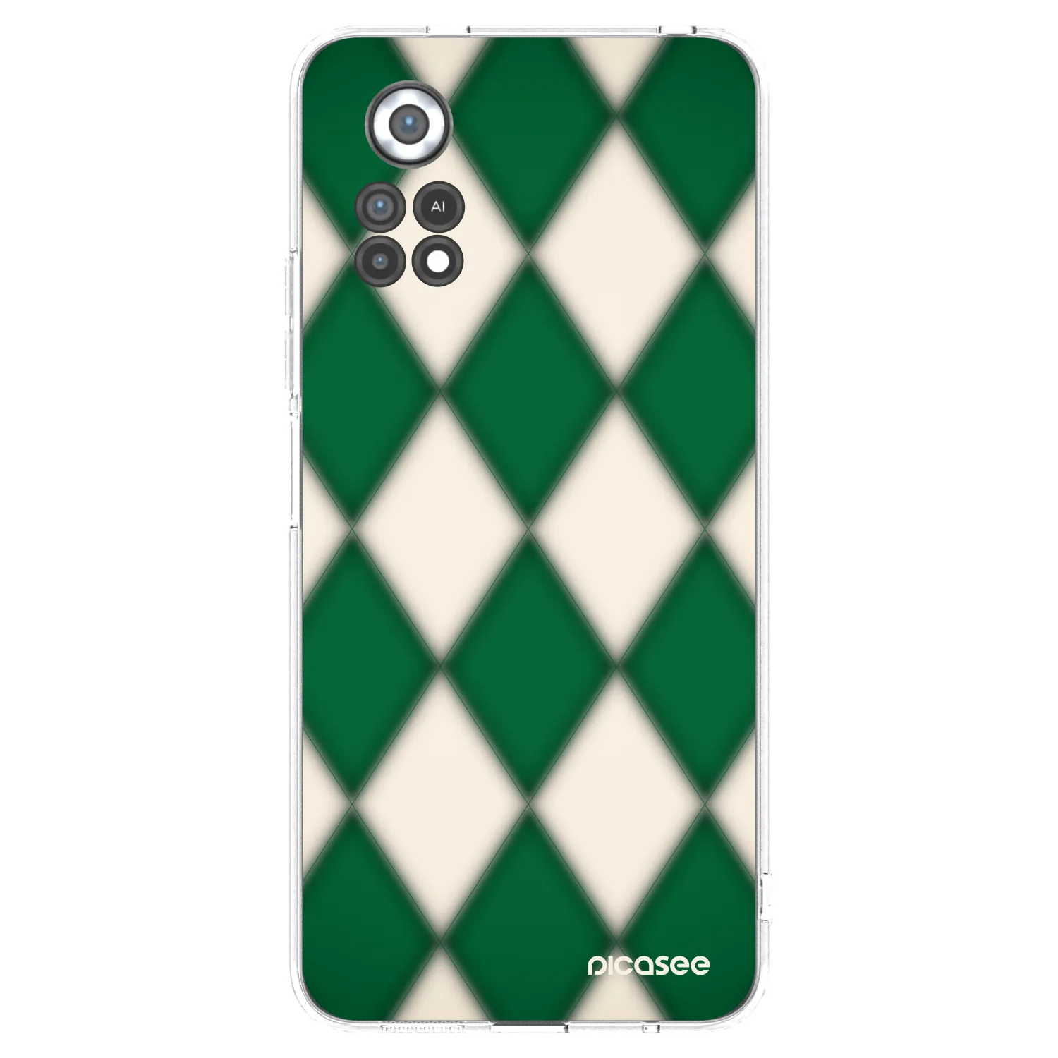 Picasee silikonska prozirna maskica za Xiaomi Poco X4 Pro 5G - Emerald Diamond