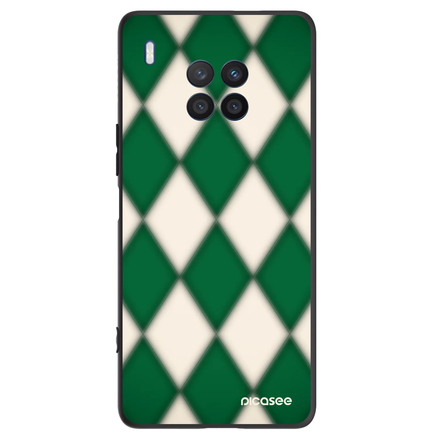 Picasee crna silikonska maskica za Honor 50 Lite - Emerald Diamond
