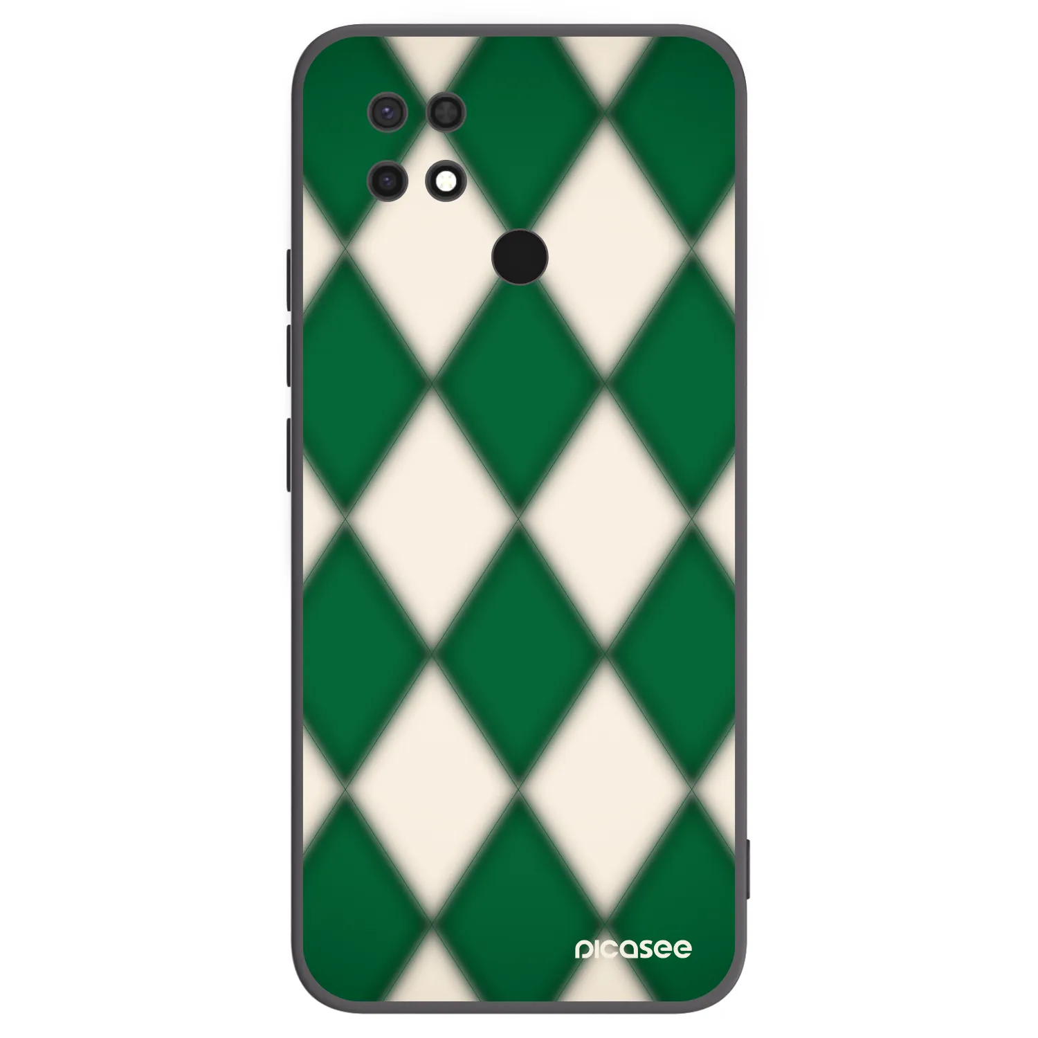 Picasee crna silikonska maskica za Xiaomi Redmi 10C - Emerald Diamond