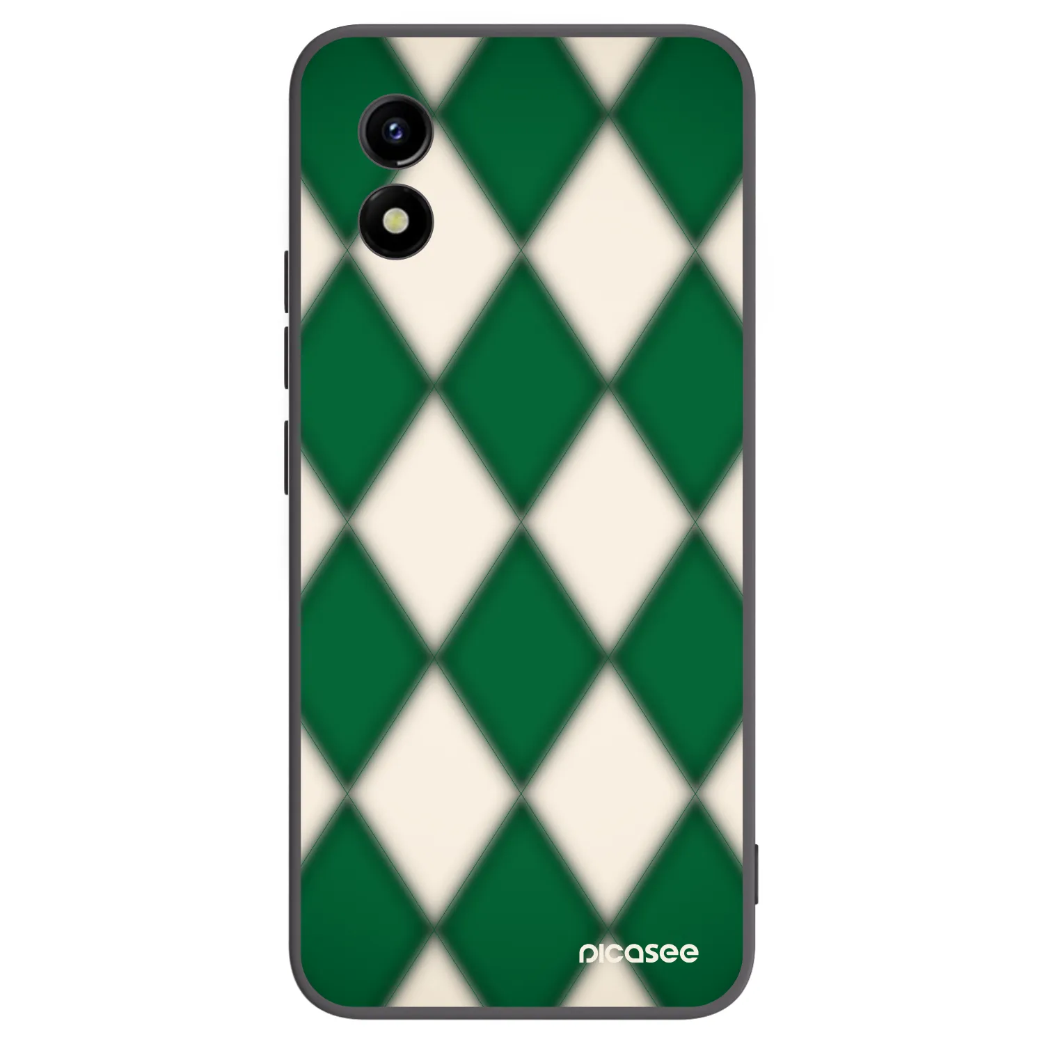 Picasee crna silikonska maskica za Vivo Y01 - Emerald Diamond