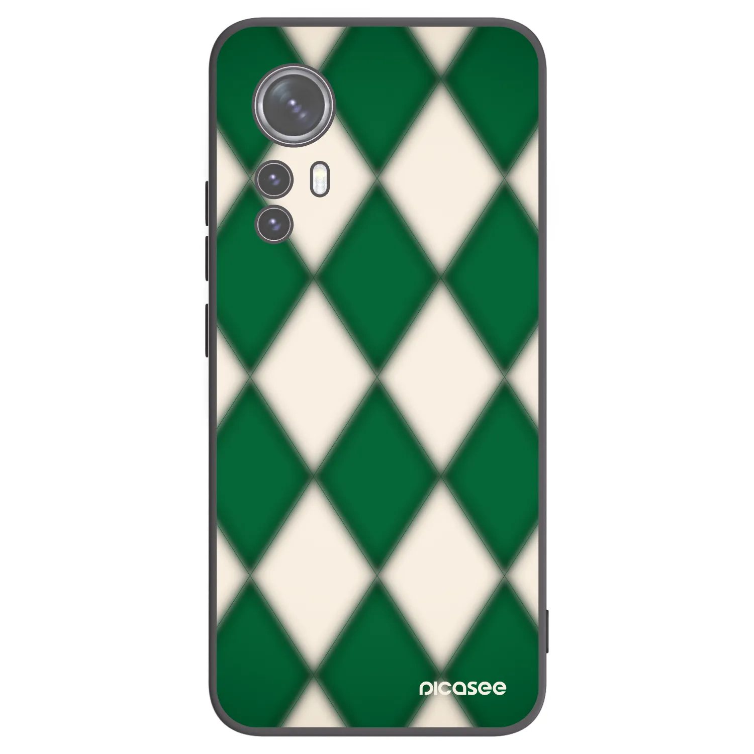 Picasee crna silikonska maskica za Xiaomi 12X - Emerald Diamond