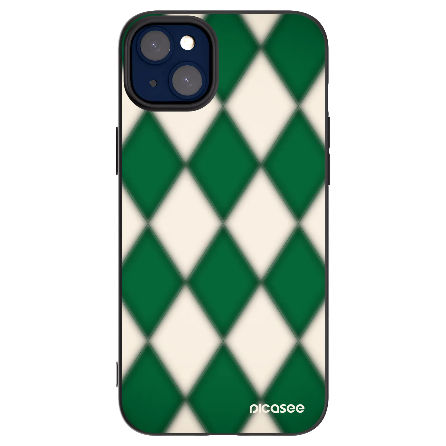 Picasee crna silikonska maskica za Apple iPhone 14 Plus - Emerald Diamond