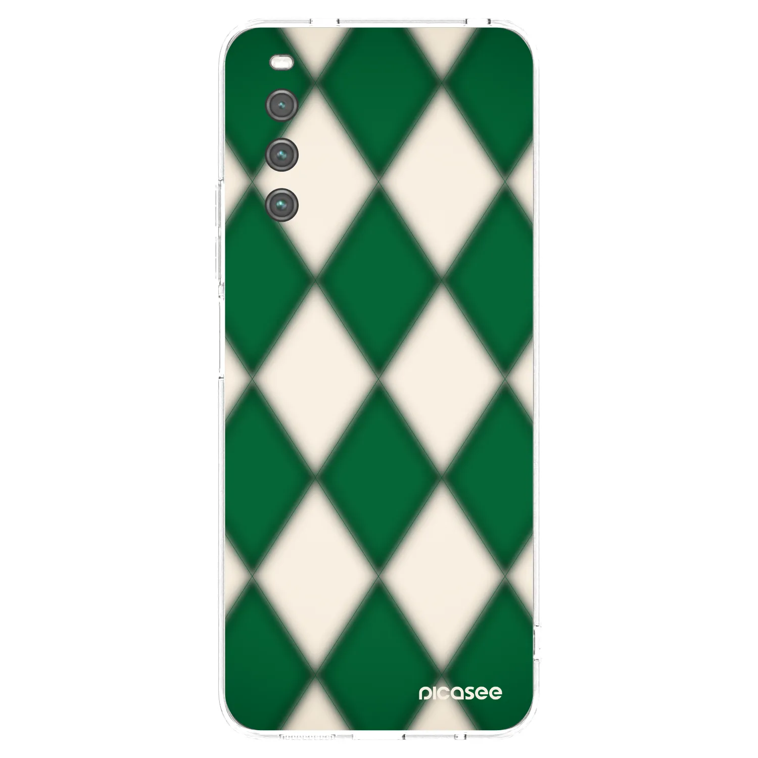 Picasee silikonska prozirna maskica za Sony Xperia 10 IV 5G - Emerald Diamond