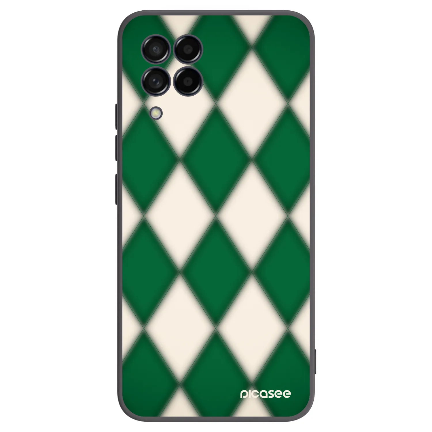 Picasee crna silikonska maskica za Samsung Galaxy M53 5G - Emerald Diamond