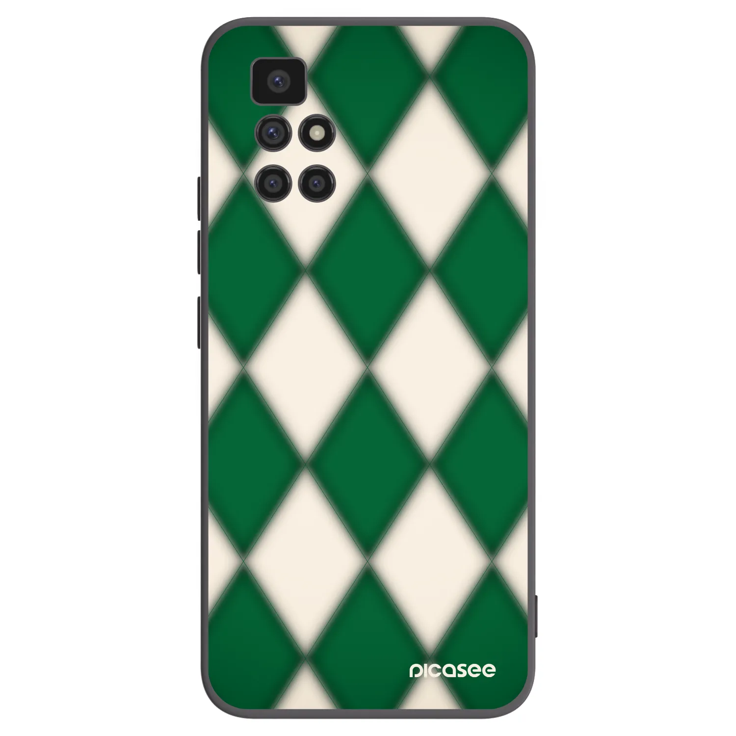 Picasee crna silikonska maskica za Xiaomi Redmi 10 (2022) - Emerald Diamond
