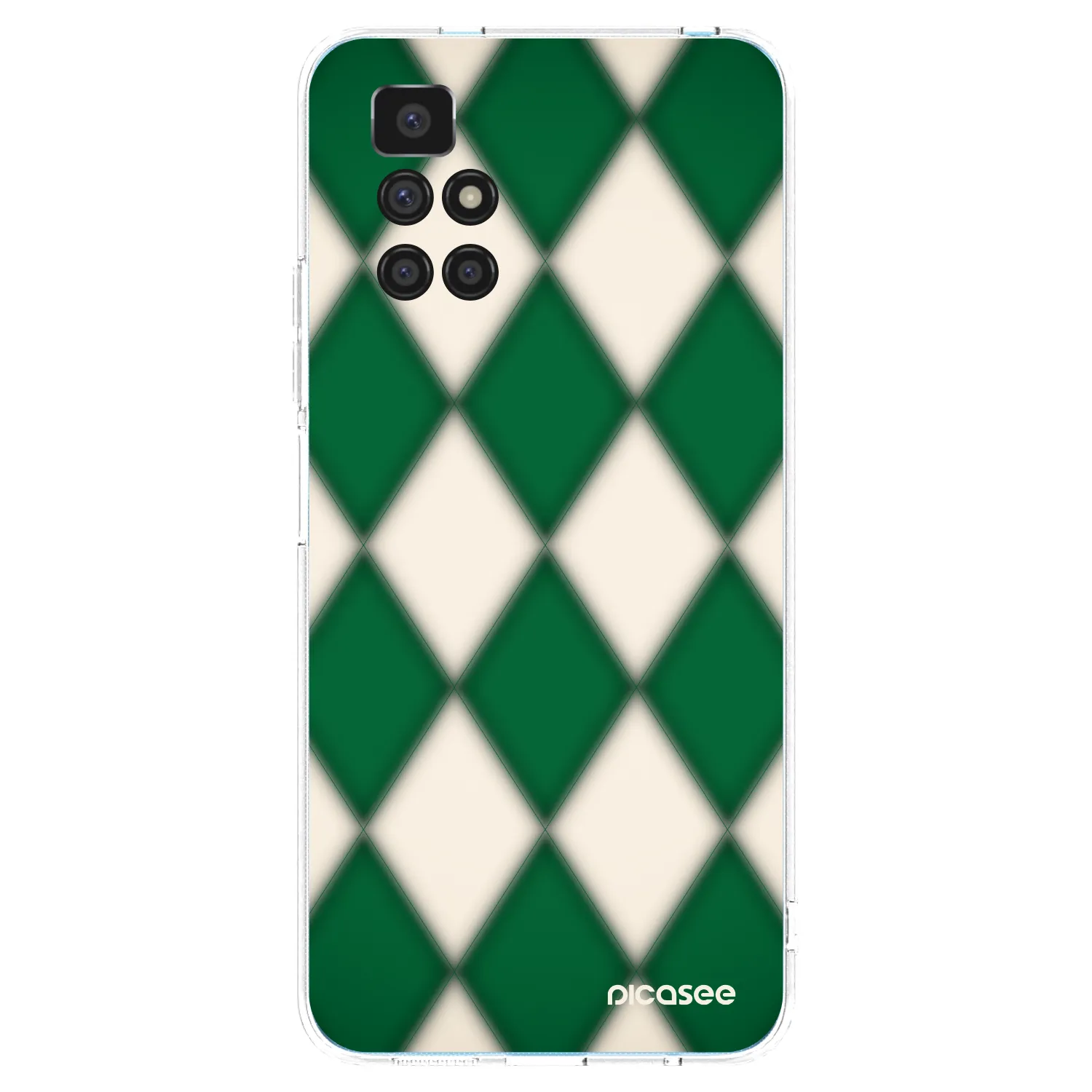 Picasee silikonska prozirna maskica za Xiaomi Redmi 10 (2022) - Emerald Diamond