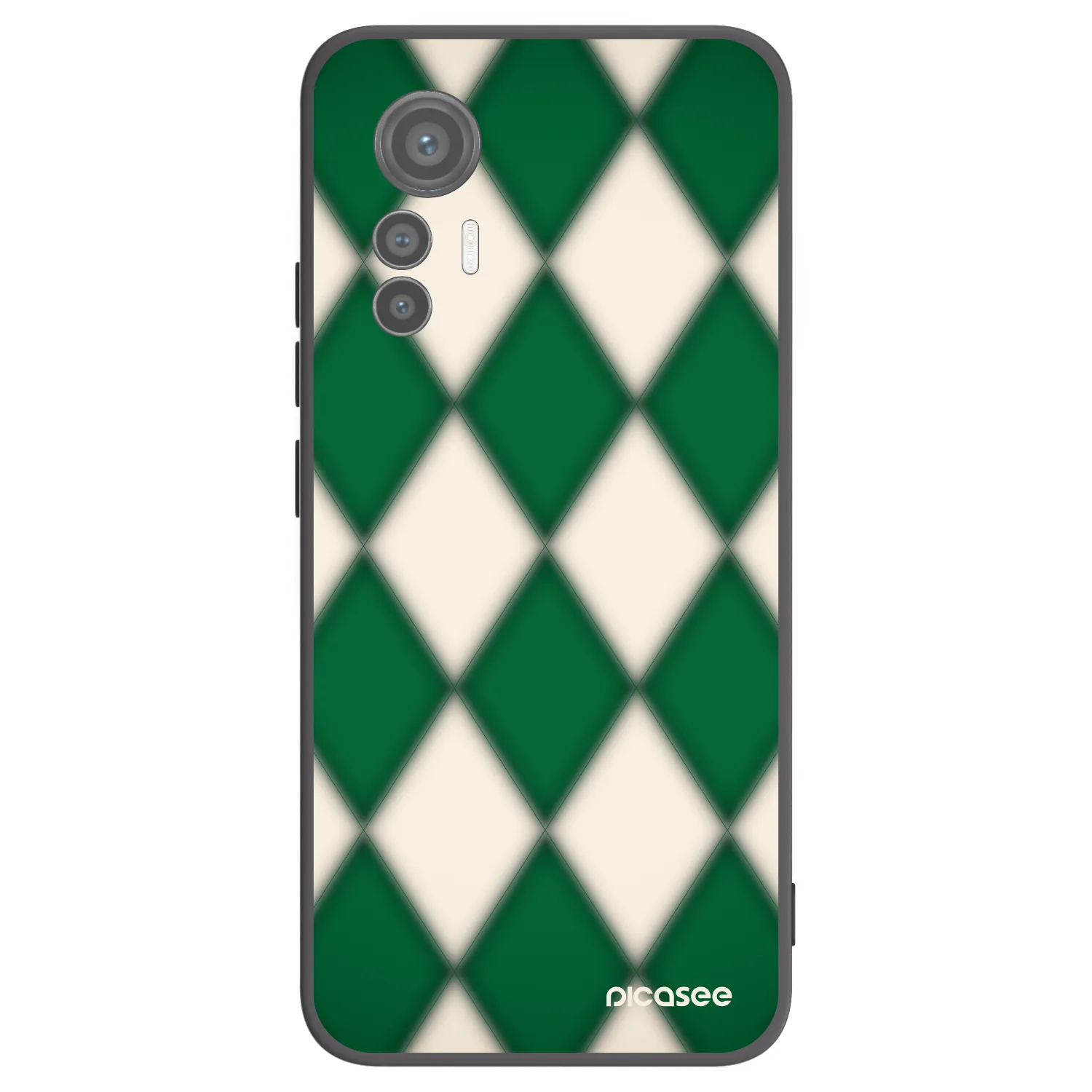 Picasee crna silikonska maskica za Xiaomi 12 Lite - Emerald Diamond
