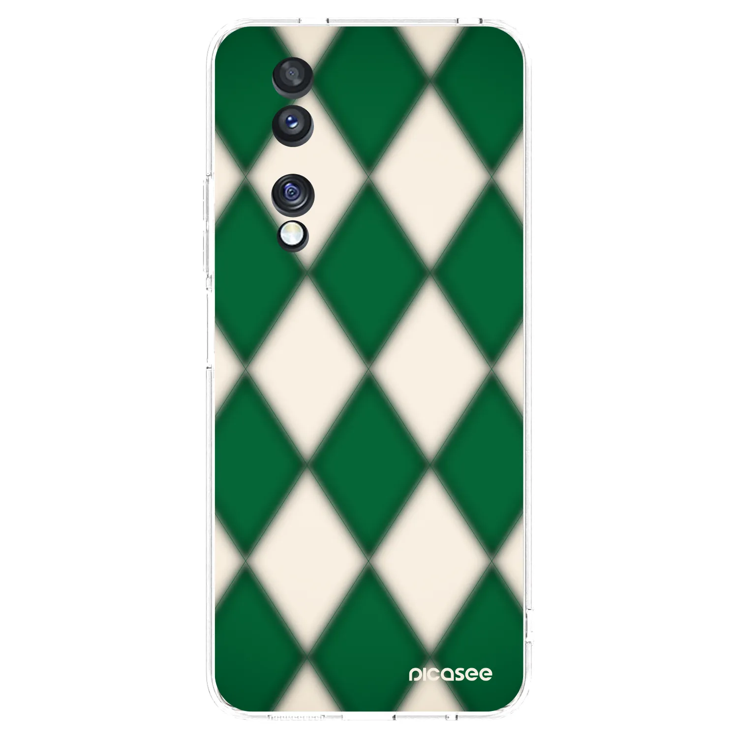 Picasee silikonska prozirna maskica za Honor 70 - Emerald Diamond