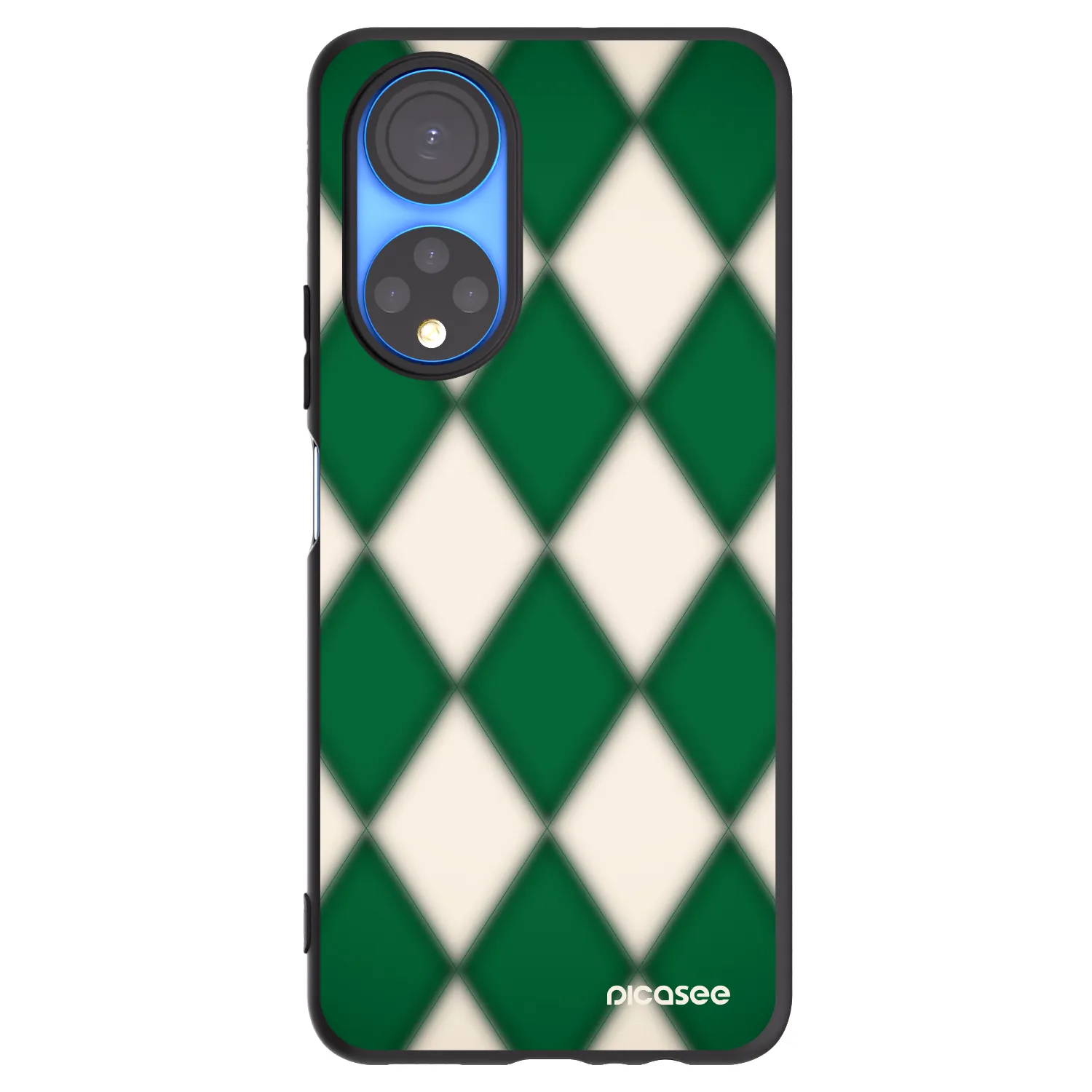 Picasee crna silikonska maskica za Honor X7 - Emerald Diamond