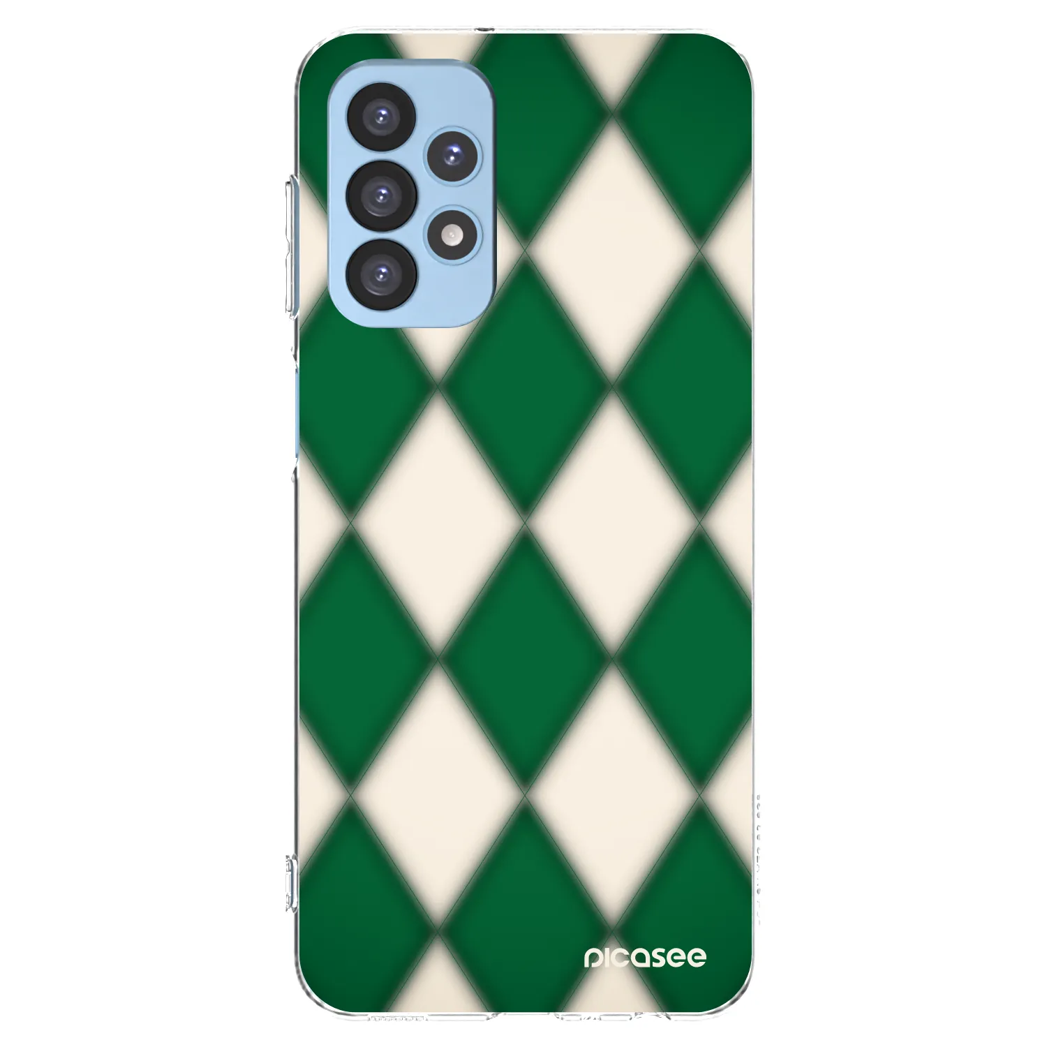Picasee silikonska prozirna maskica za Samsung Galaxy A23 A235F 4G - Emerald Diamond