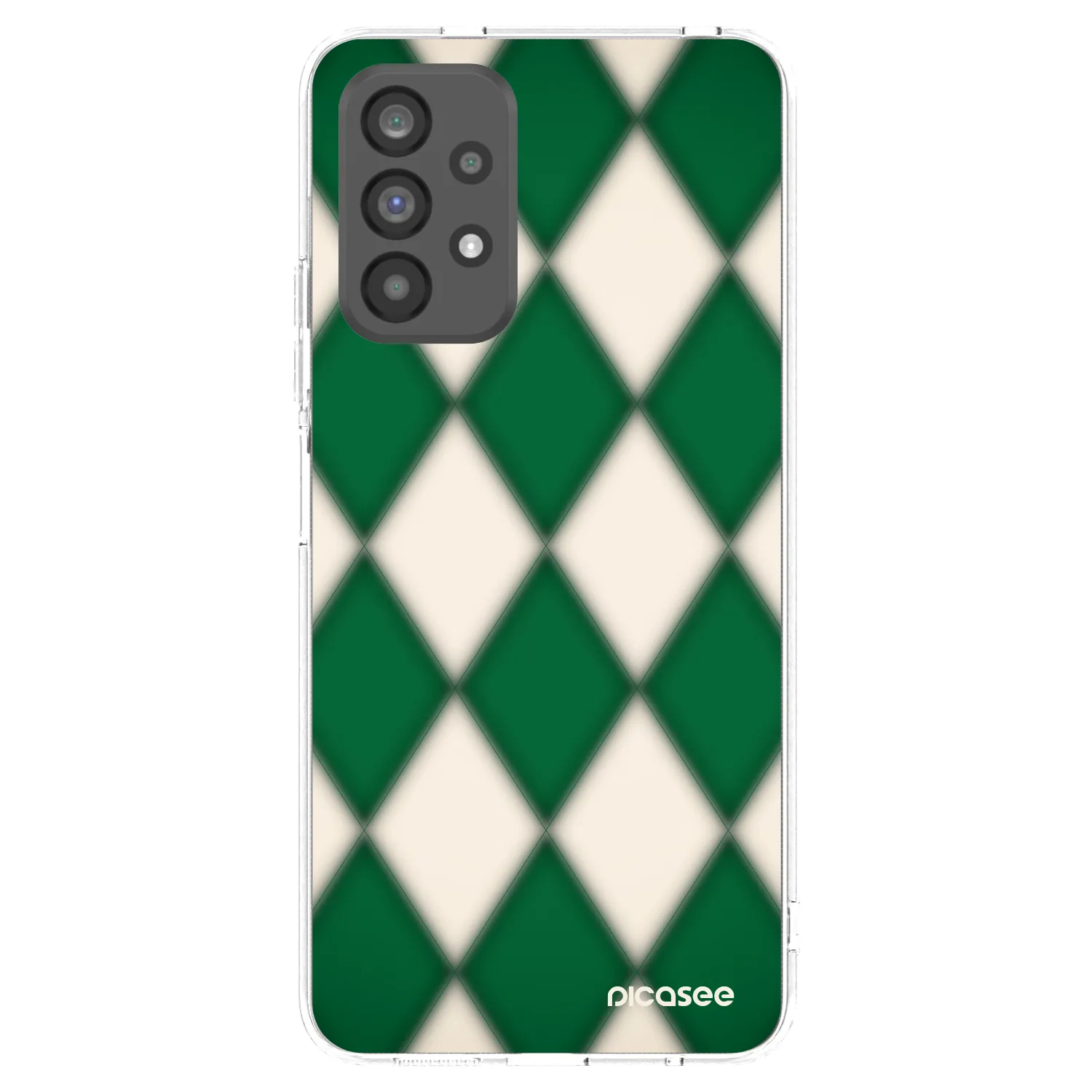 Picasee silikonska prozirna maskica za Samsung Galaxy A73 5G - Emerald Diamond