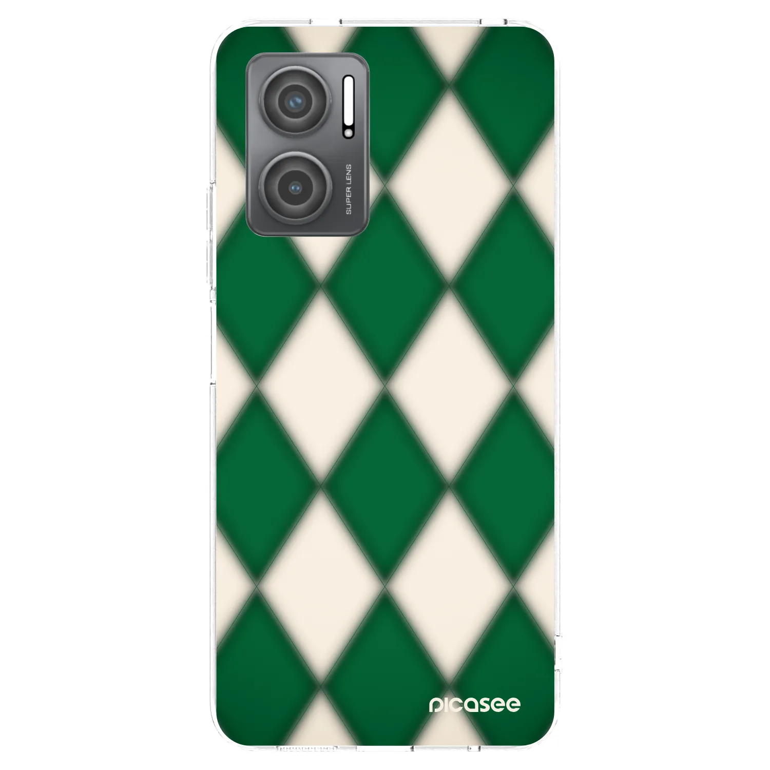 Picasee silikonska prozirna maskica za Xiaomi Redmi 10 5G - Emerald Diamond