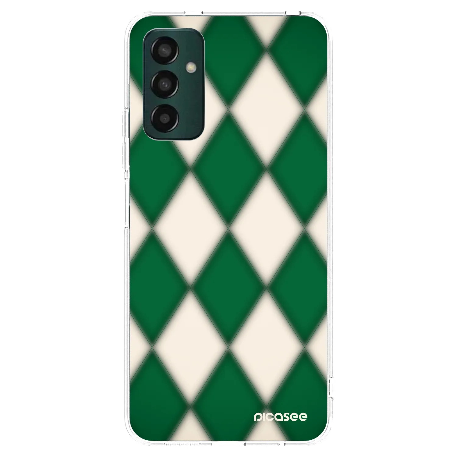 Picasee silikonska prozirna maskica za Samsung Galaxy M23 5G - Emerald Diamond