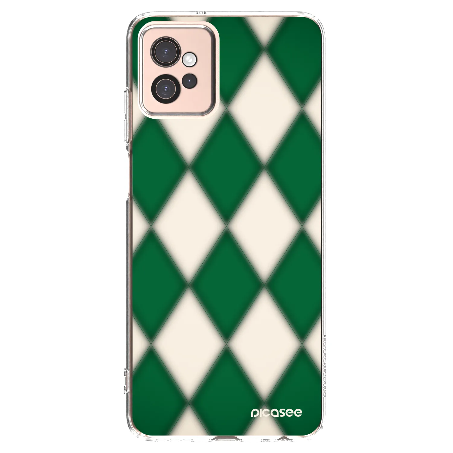 Picasee silikonska prozirna maskica za Motorola Moto G32 - Emerald Diamond