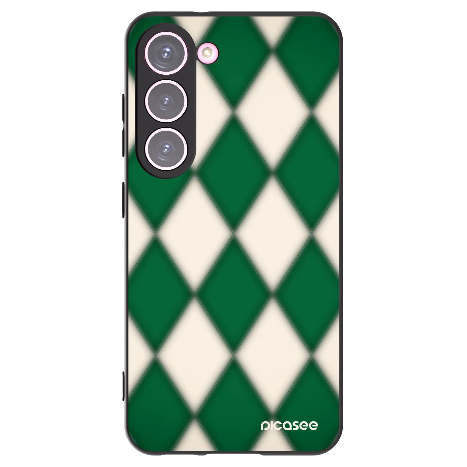 Picasee crna silikonska maskica za Samsung Galaxy S23 5G - Emerald Diamond