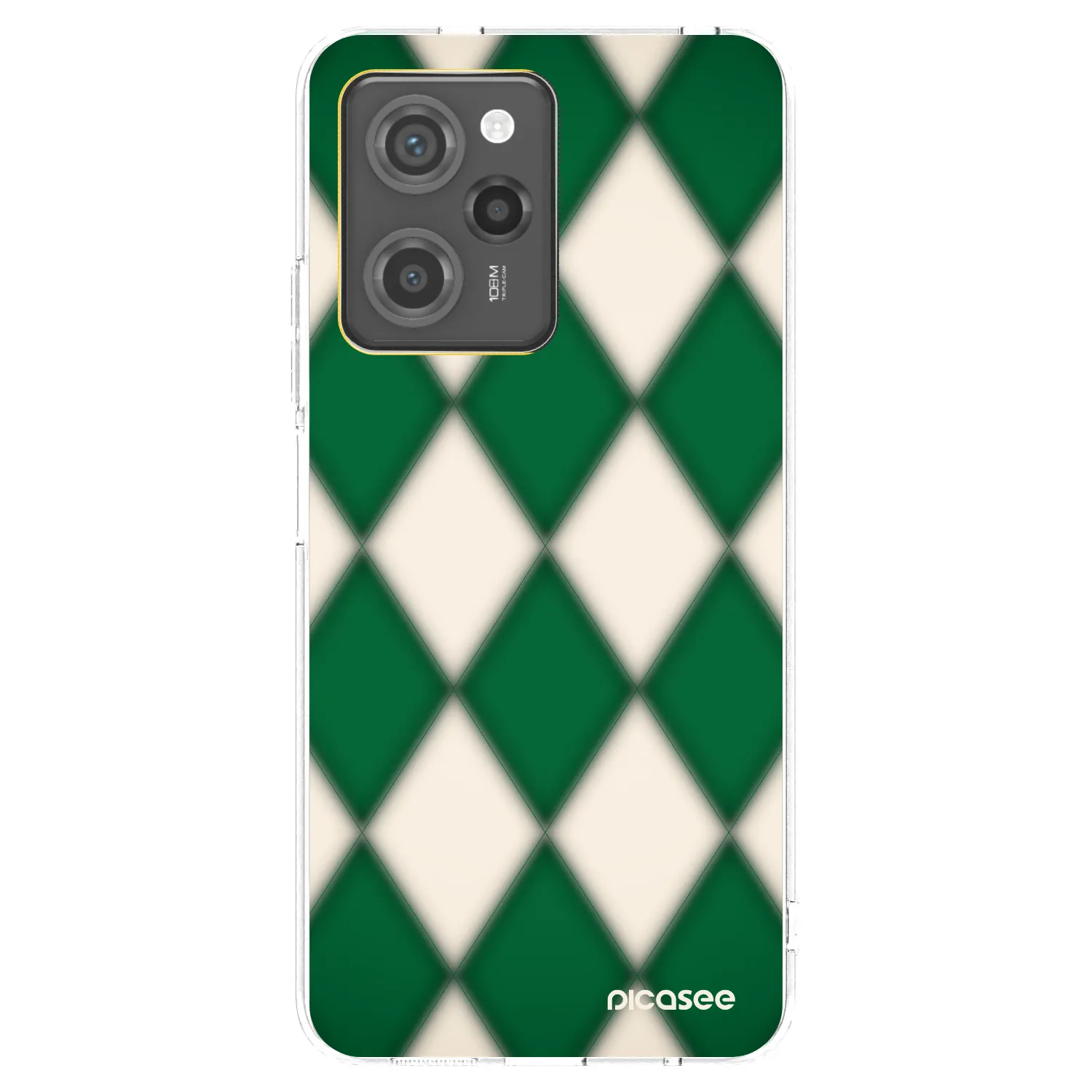 Picasee crna silikonska maskica za Xiaomi Poco X5 Pro - Emerald Diamond