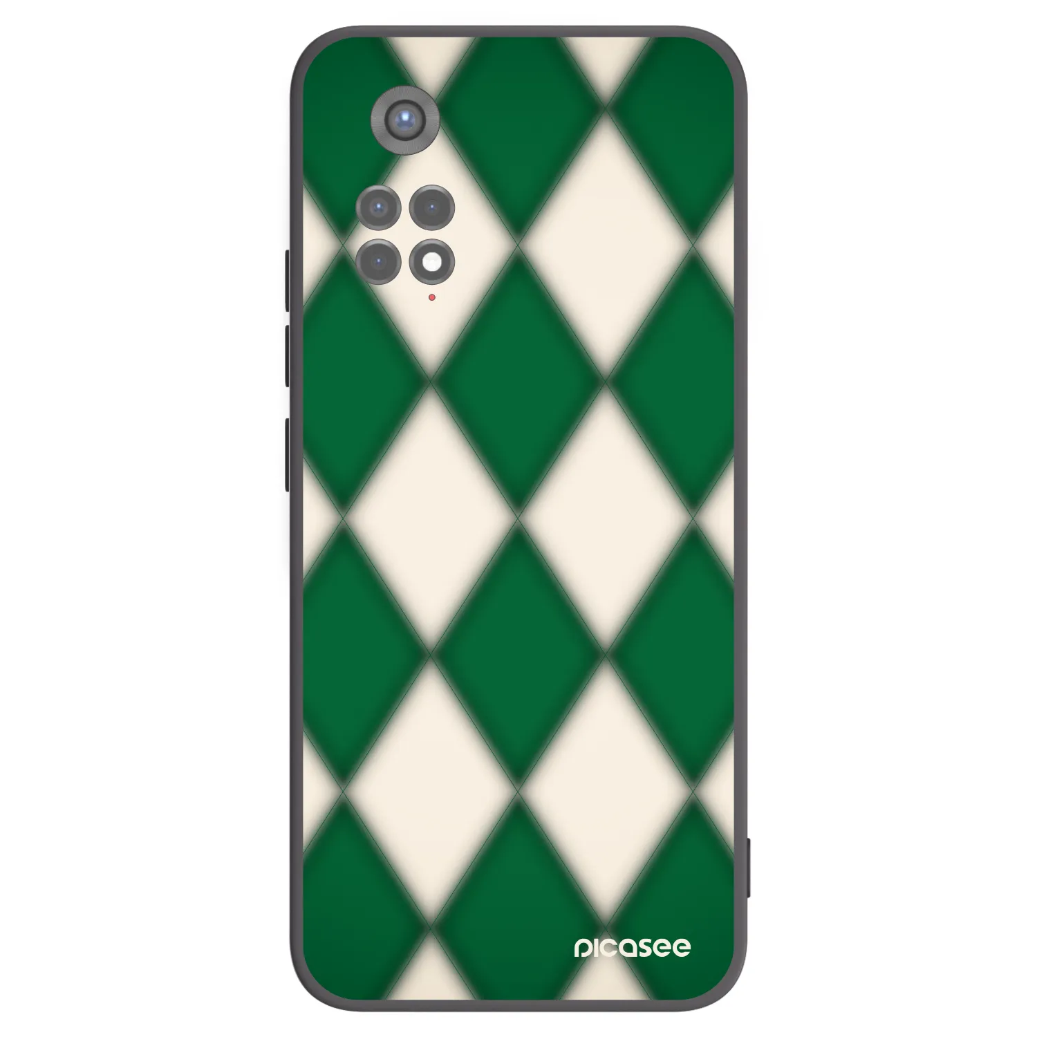 Picasee crna silikonska maskica za Xiaomi Redmi Note 11S 5G - Emerald Diamond