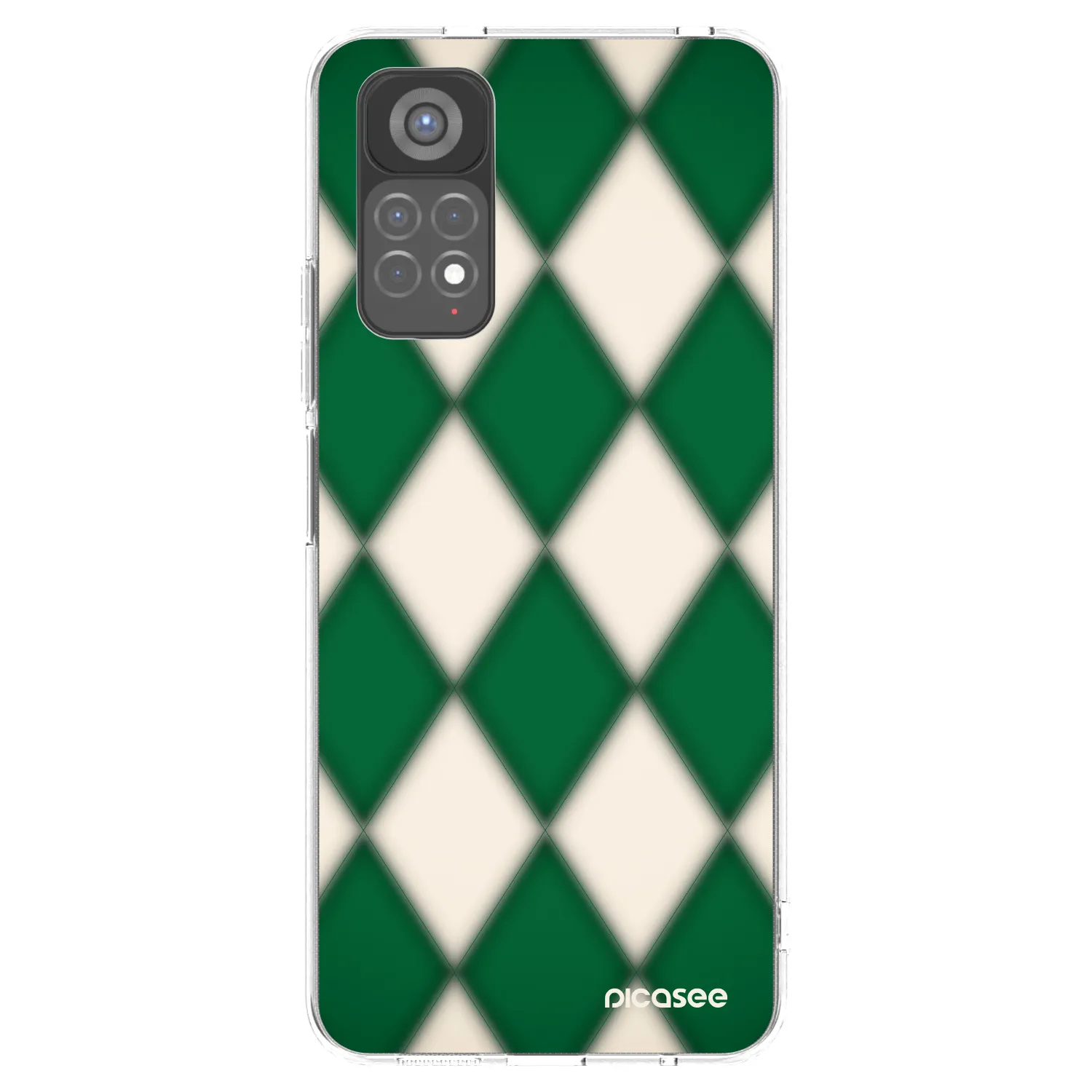 Picasee silikonska prozirna maskica za Xiaomi Redmi Note 11S 5G - Emerald Diamond