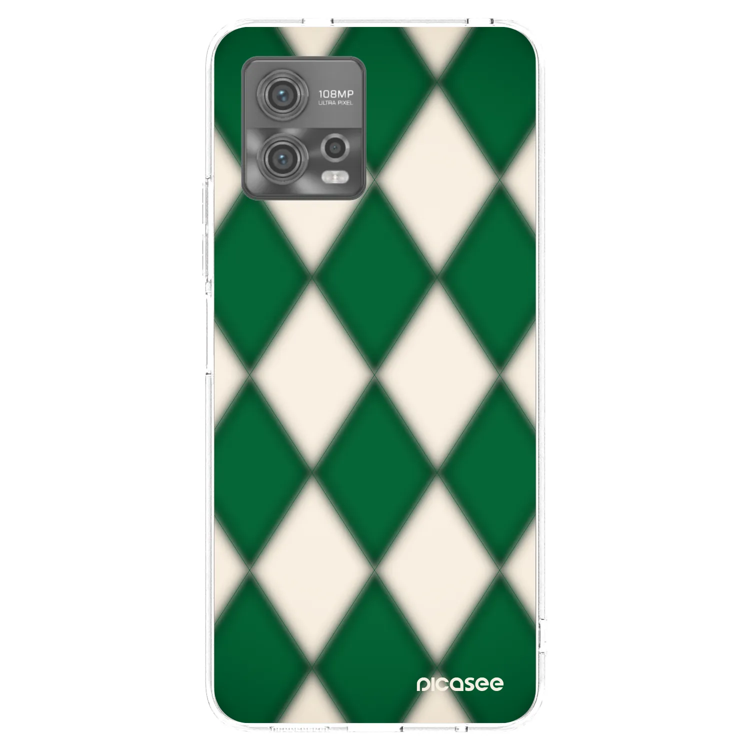 Picasee silikonska prozirna maskica za Motorola Moto G72 - Emerald Diamond