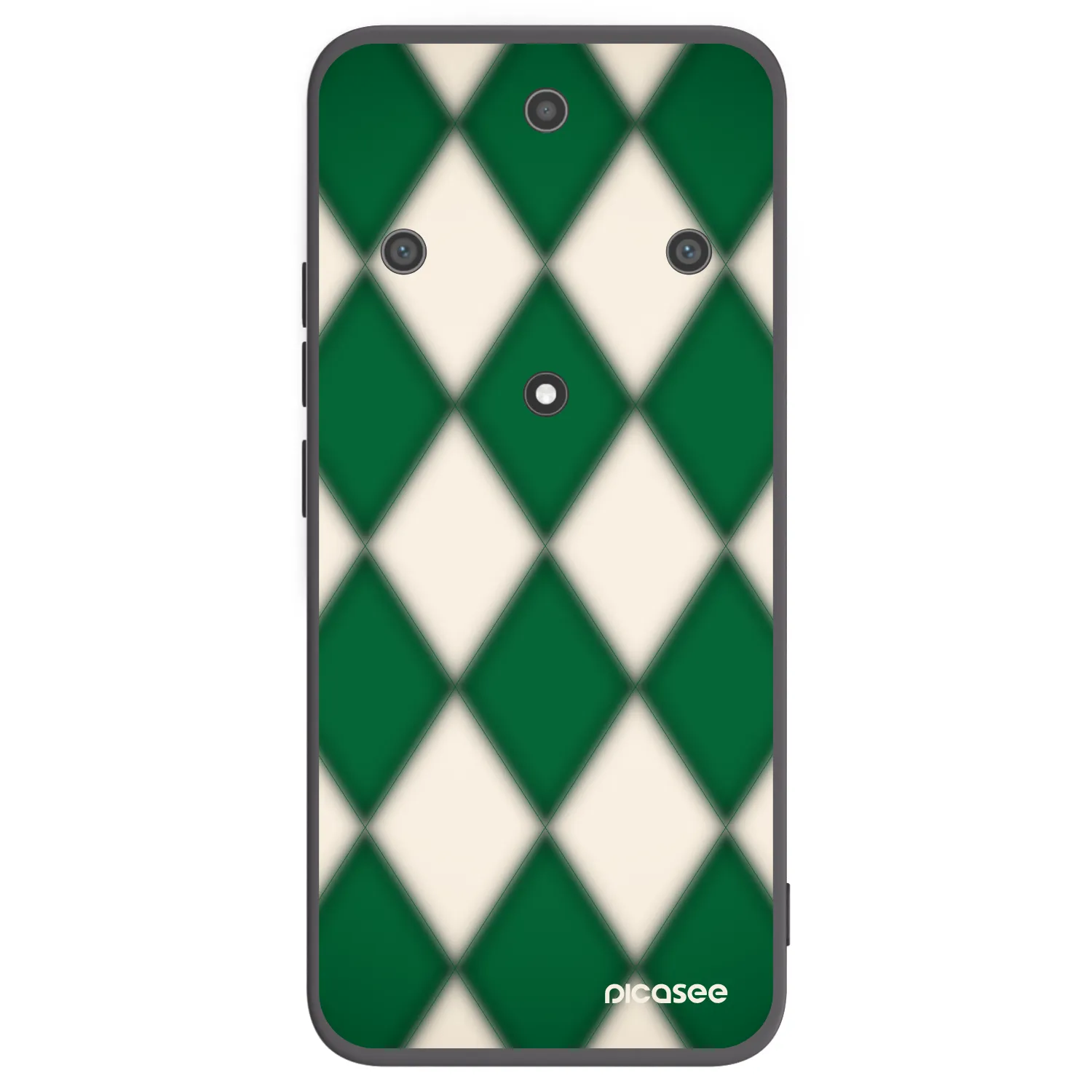 Picasee crna silikonska maskica za Honor Magic5 Lite 5G - Emerald Diamond