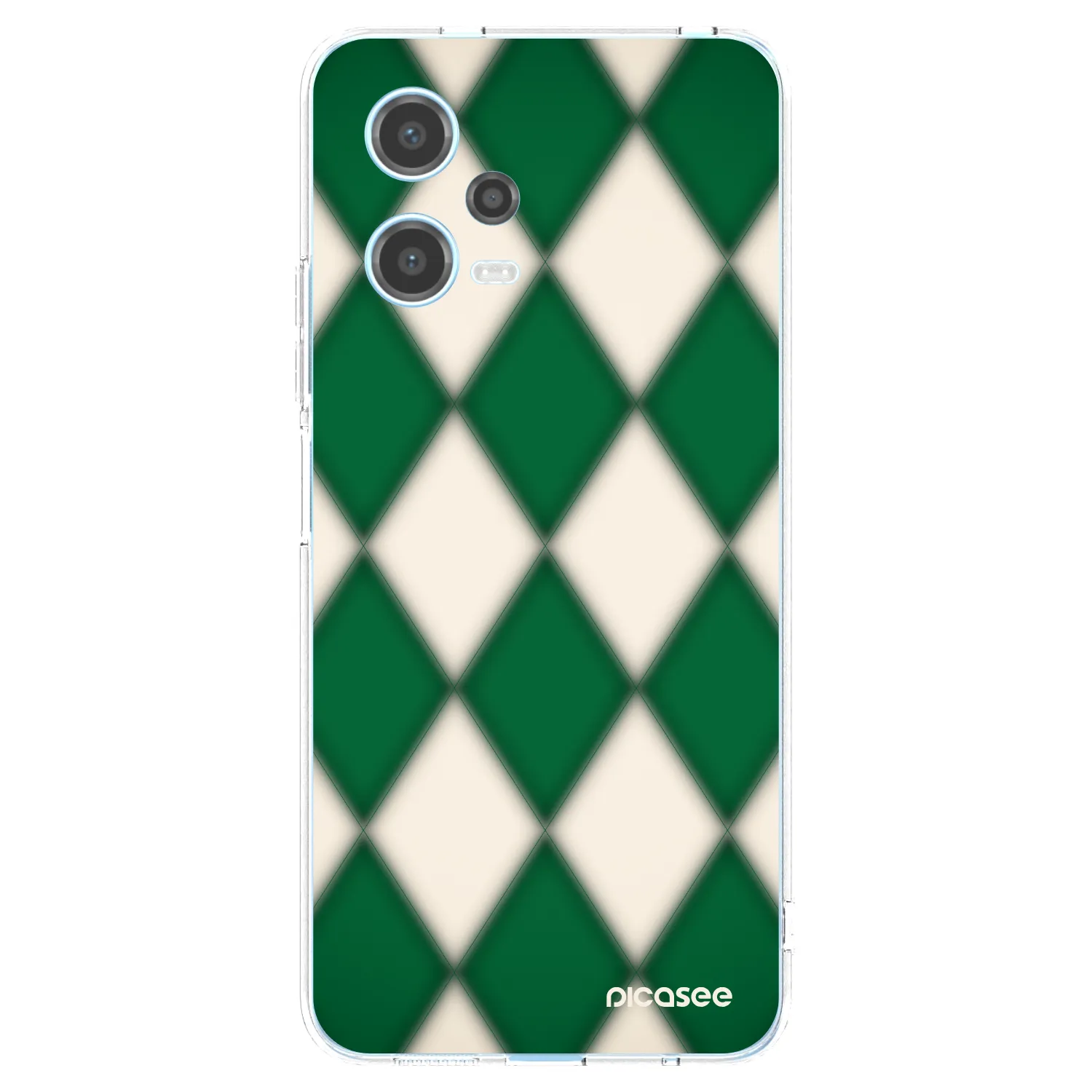 Picasee silikonska prozirna maskica za Xiaomi Redmi Note 12 5G - Emerald Diamond