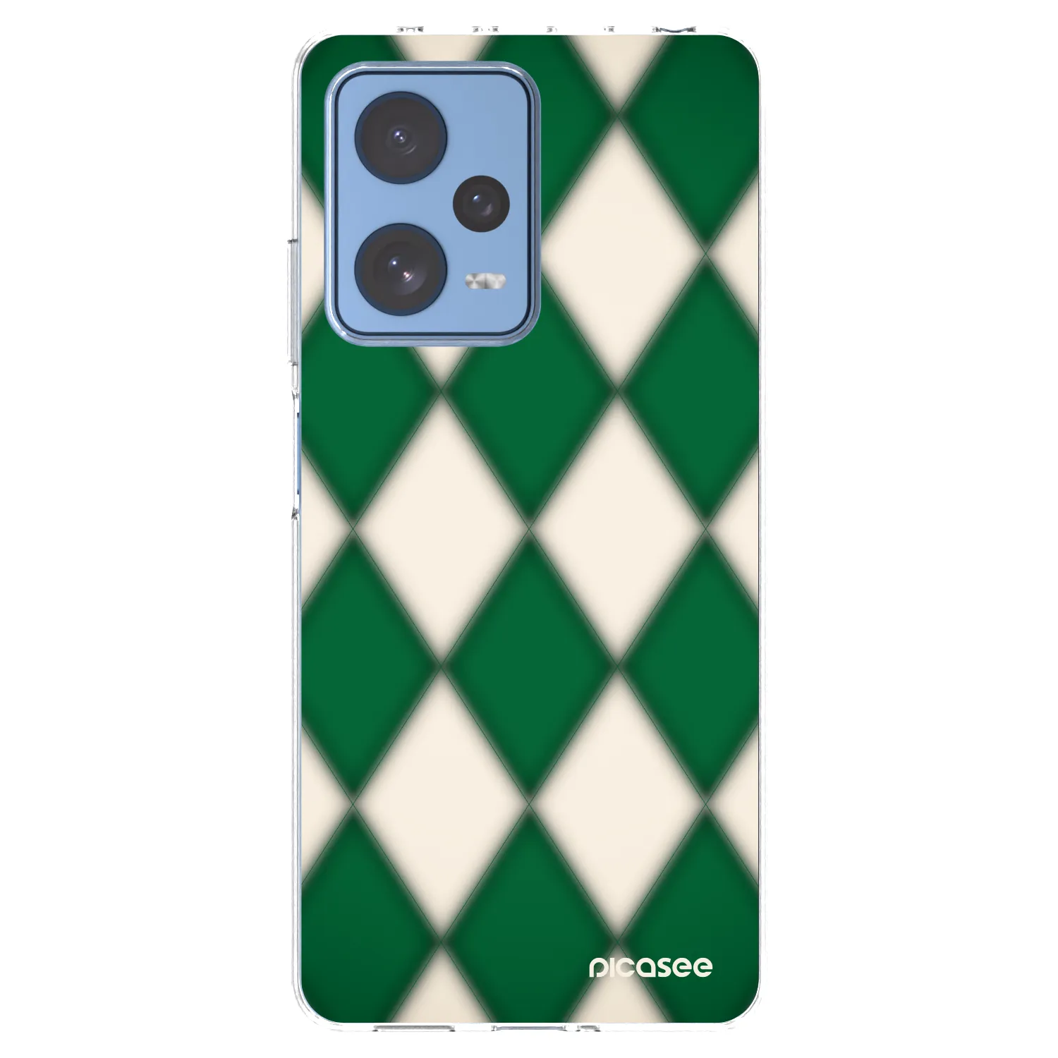 Picasee silikonska prozirna maskica za Xiaomi Redmi Note 12 Pro 5G - Emerald Diamond