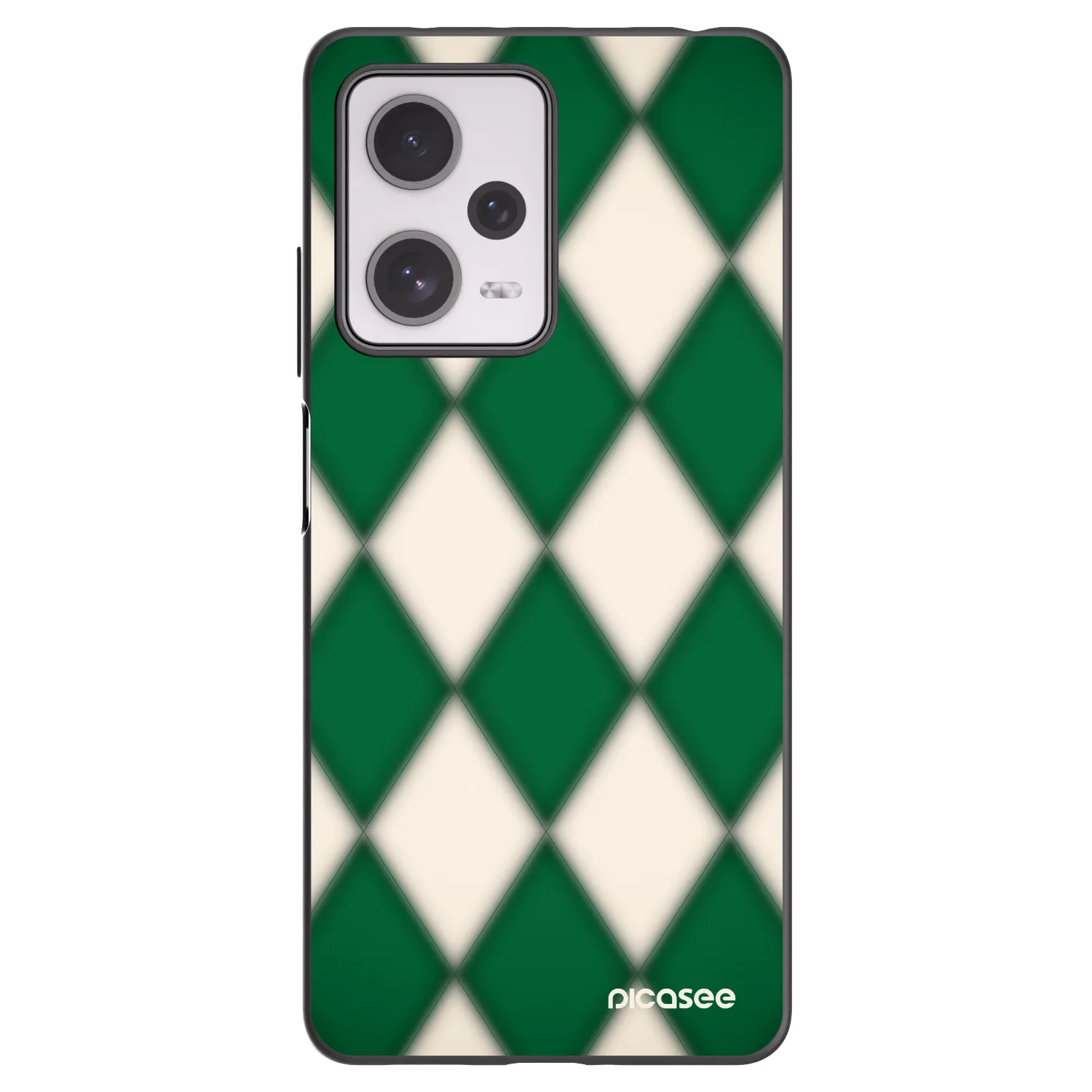 Picasee crna silikonska maskica za Xiaomi Redmi Note 12 Pro+ 5G - Emerald Diamond