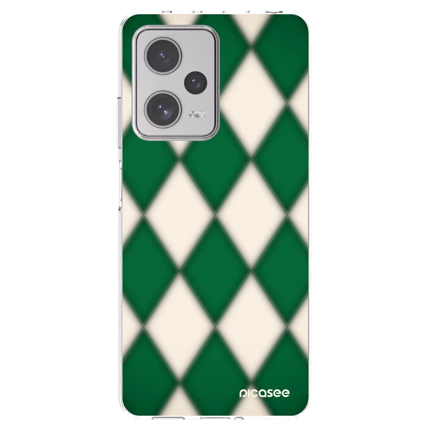 Picasee silikonska prozirna maskica za Xiaomi Redmi Note 12 Pro+ 5G - Emerald Diamond
