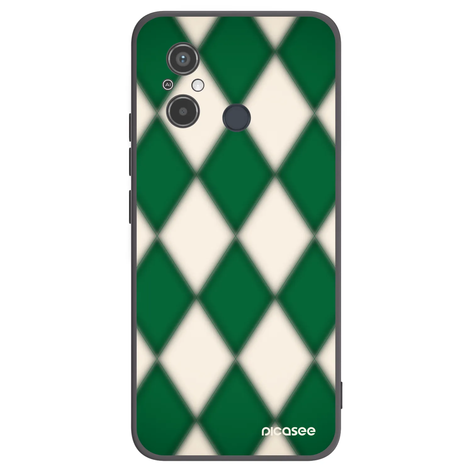Picasee crna silikonska maskica za Xiaomi Redmi 12C - Emerald Diamond