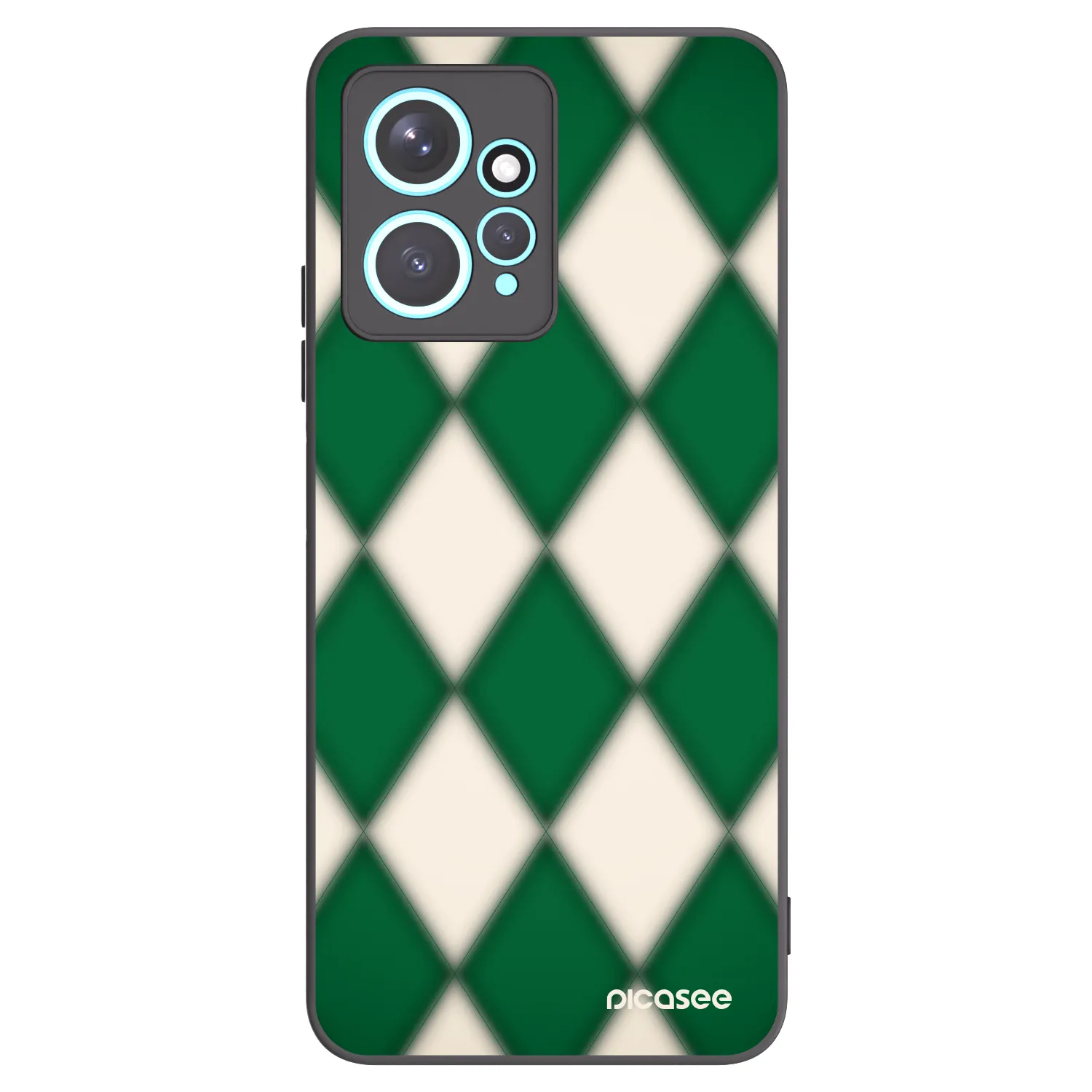 Picasee crna silikonska maskica za Xiaomi Redmi Note 12 4G - Emerald Diamond