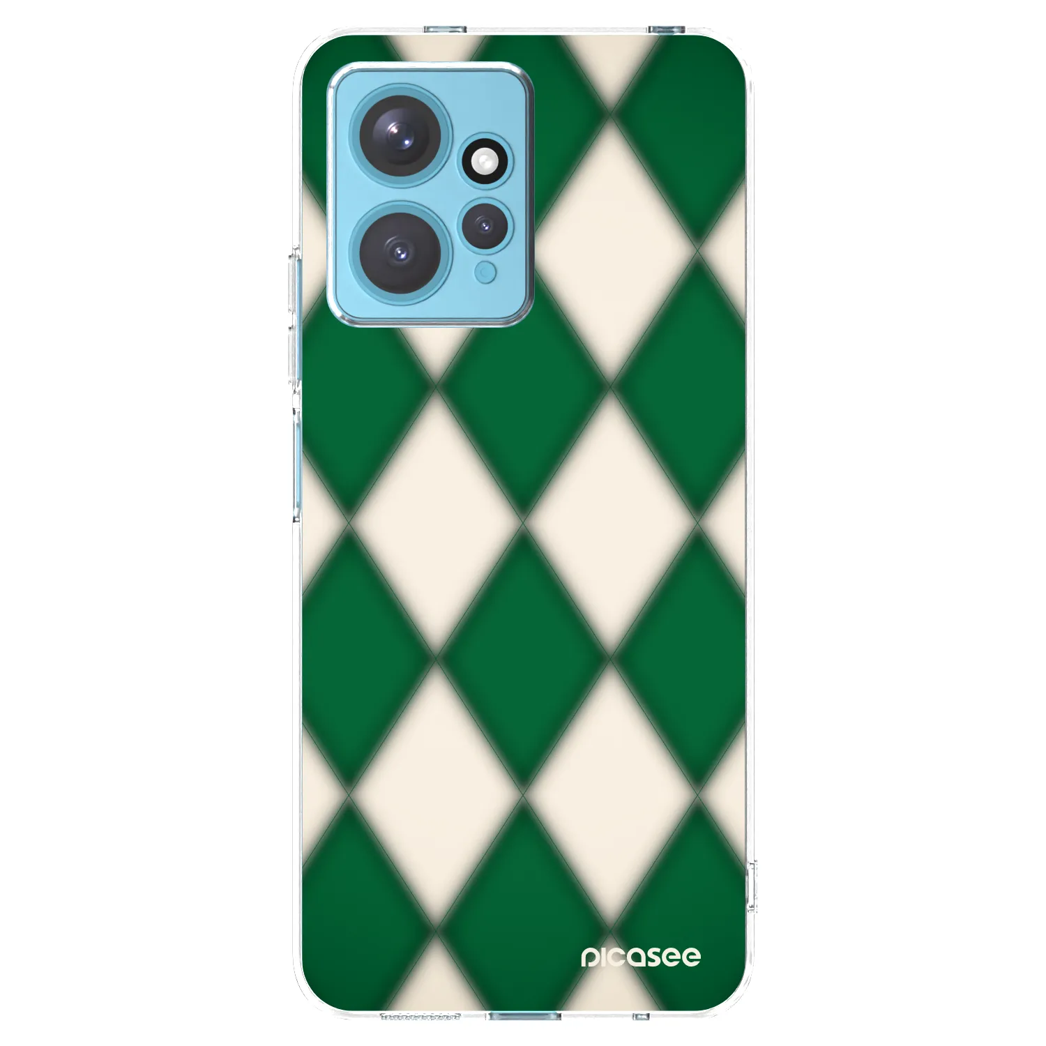 Picasee silikonska prozirna maskica za Xiaomi Redmi Note 12 4G - Emerald Diamond