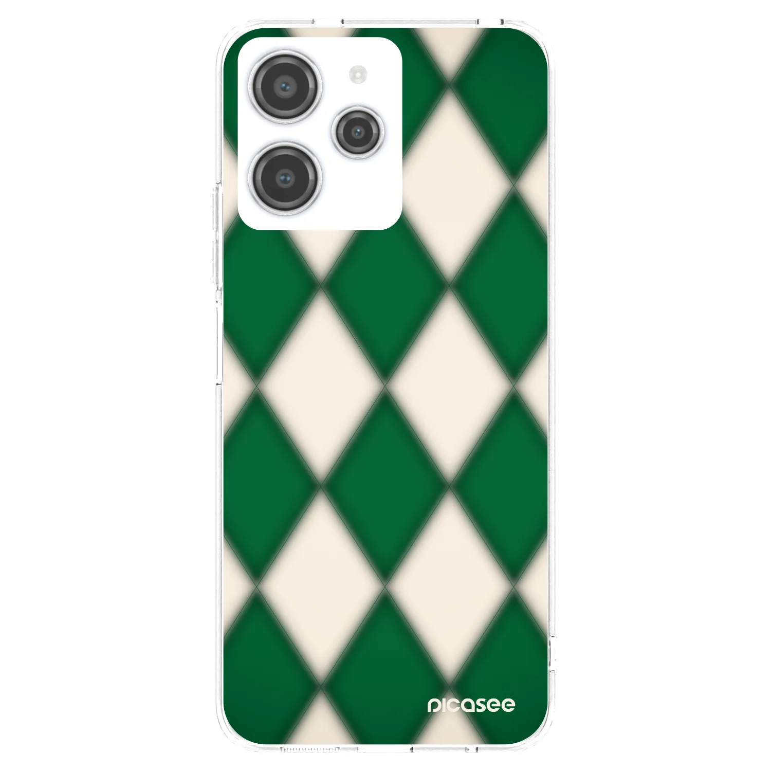 Picasee silikonska prozirna maskica za Xiaomi Redmi 12 4G - Emerald Diamond
