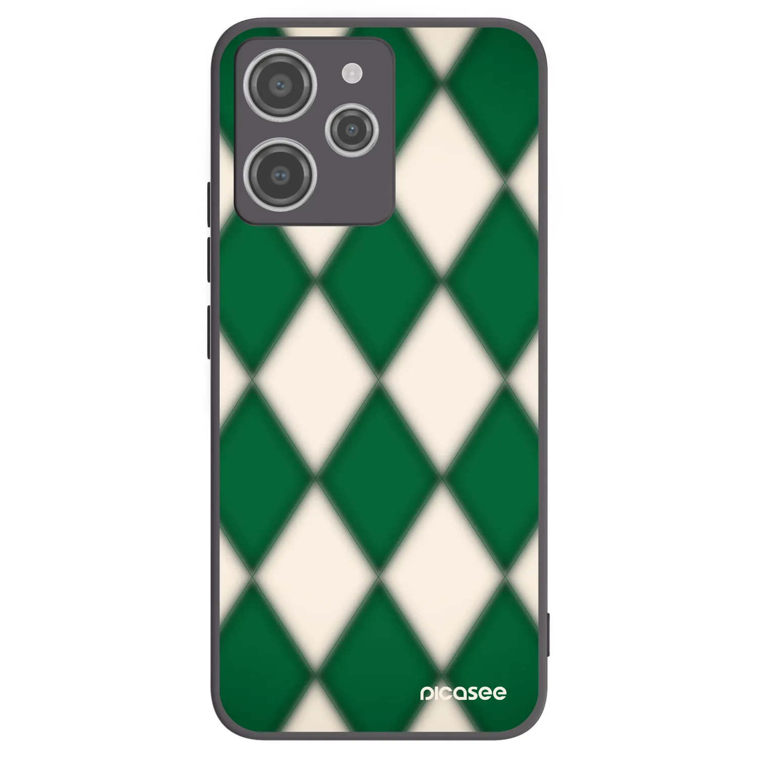 Picasee crna silikonska maskica za Xiaomi Redmi 12 4G - Emerald Diamond