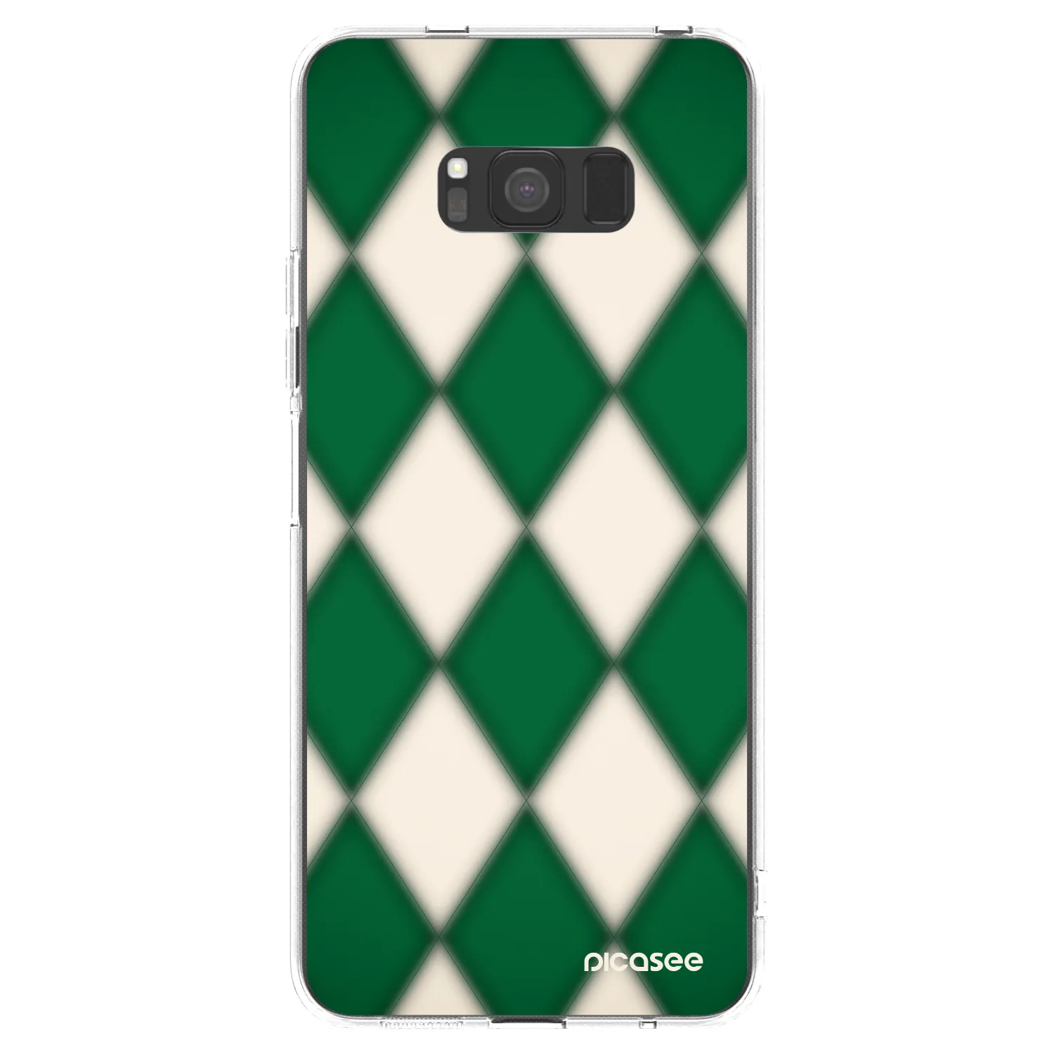 Picasee silikonska prozirna maskica za Samsung Galaxy S8 G950F - Emerald Diamond