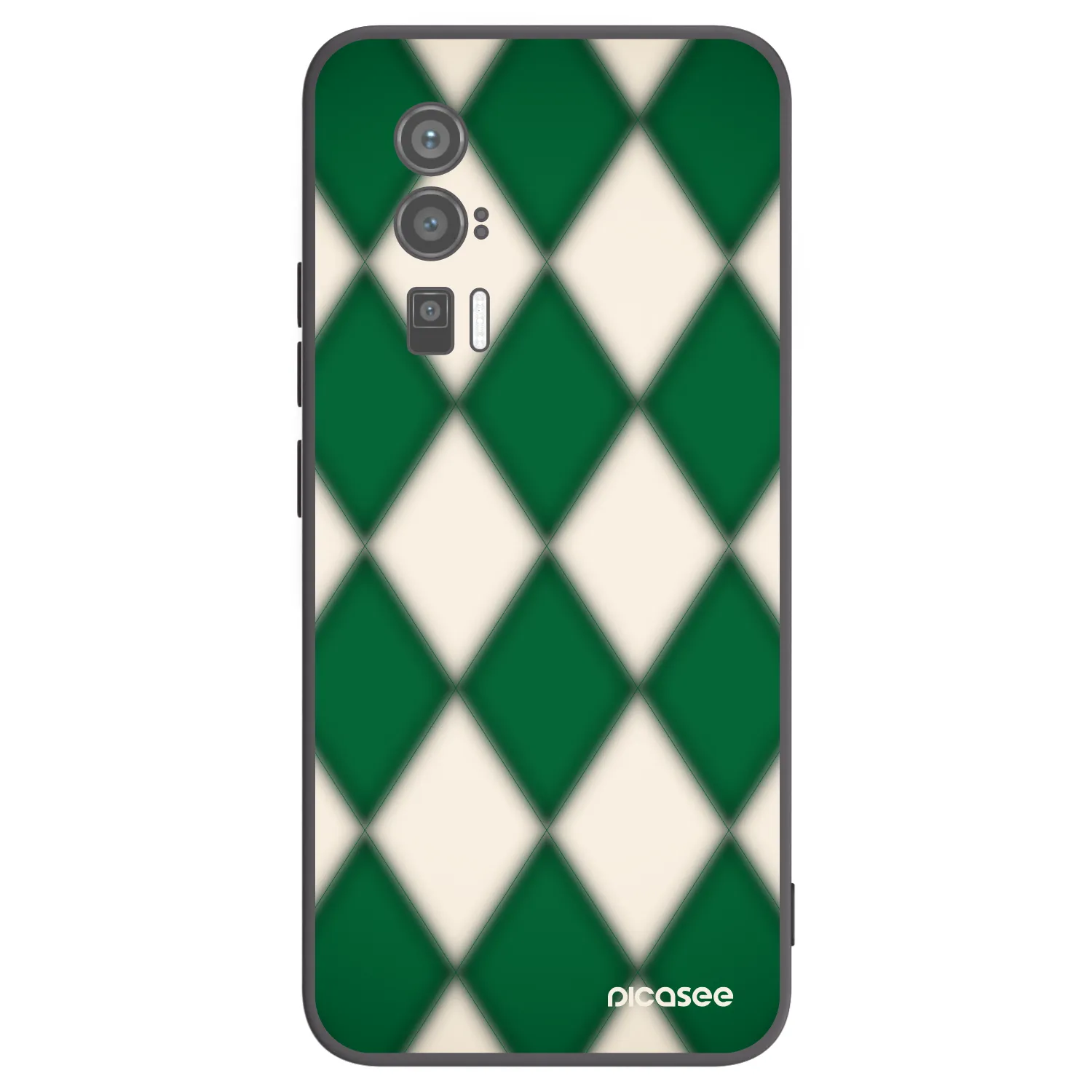 Picasee crna silikonska maskica za Xiaomi Poco F5 Pro 5G - Emerald Diamond