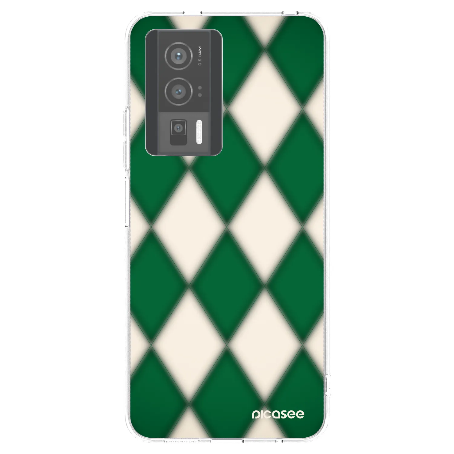 Picasee silikonska prozirna maskica za Xiaomi Poco F5 Pro 5G - Emerald Diamond
