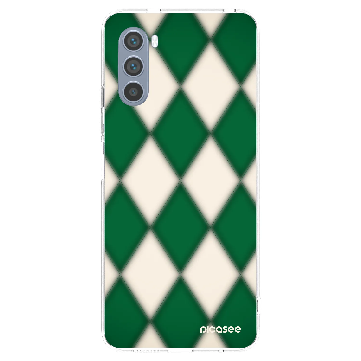Picasee silikonska prozirna maskica za Motorola Moto G62 - Emerald Diamond