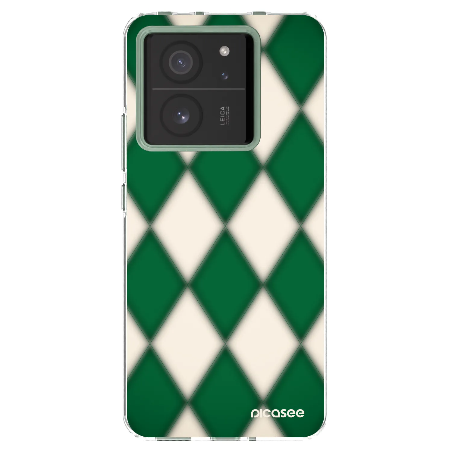 Picasee silikonska prozirna maskica za Xiaomi 13T Pro - Emerald Diamond