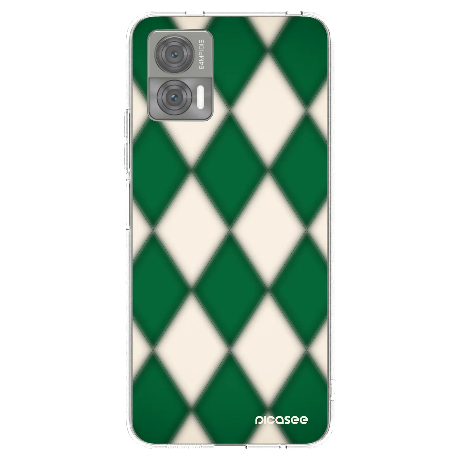 Picasee silikonska prozirna maskica za Motorola Edge 30 Neo - Emerald Diamond