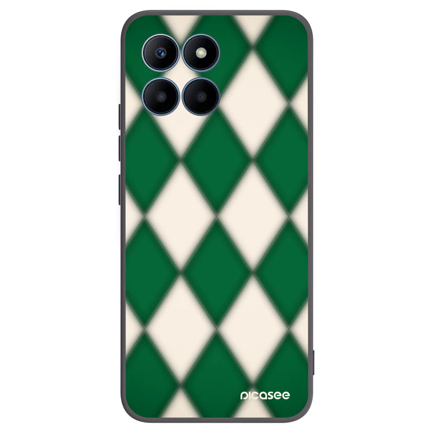 Picasee crna silikonska maskica za Honor 70 Lite - Emerald Diamond