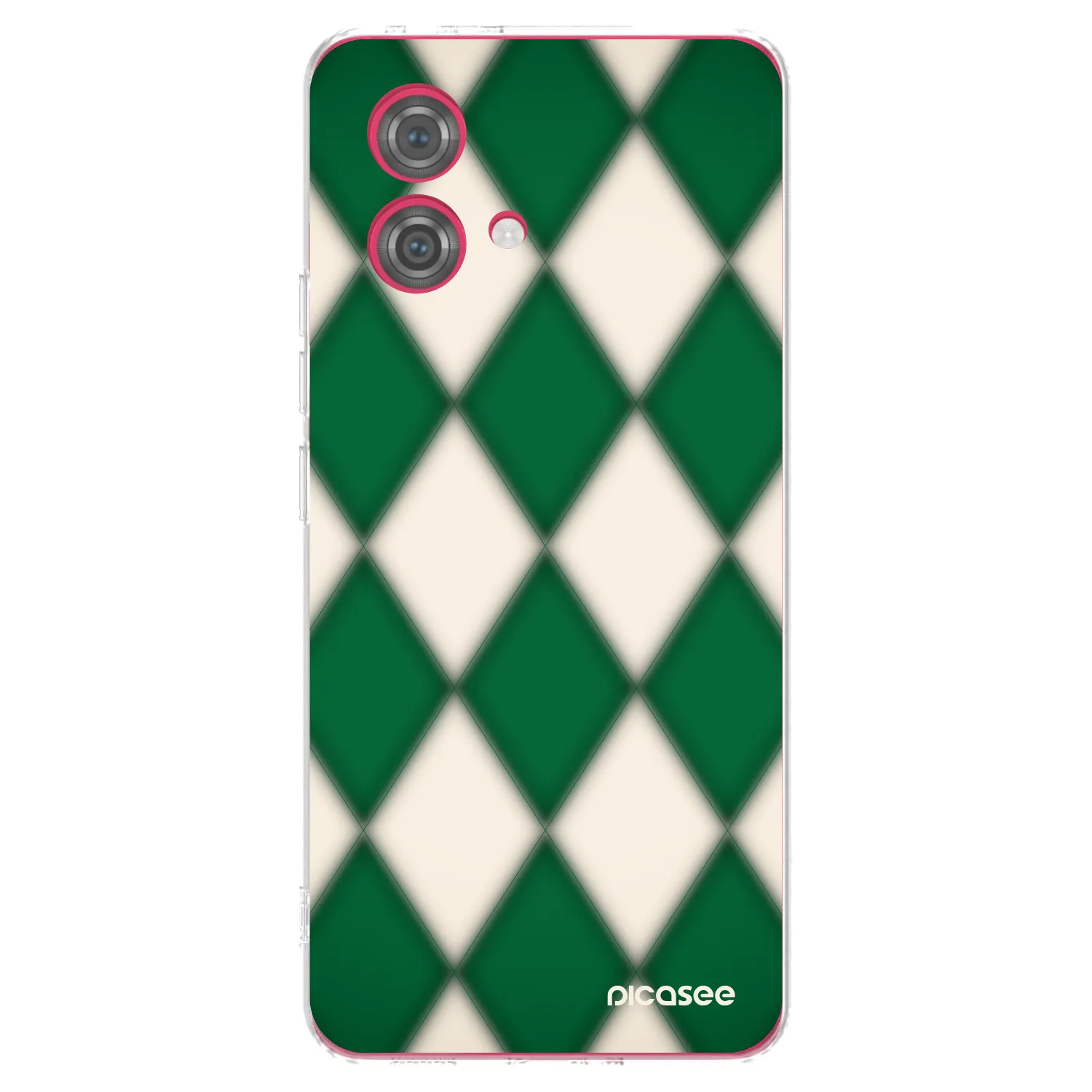 Picasee silikonska prozirna maskica za Motorola Moto G84 5G - Emerald Diamond