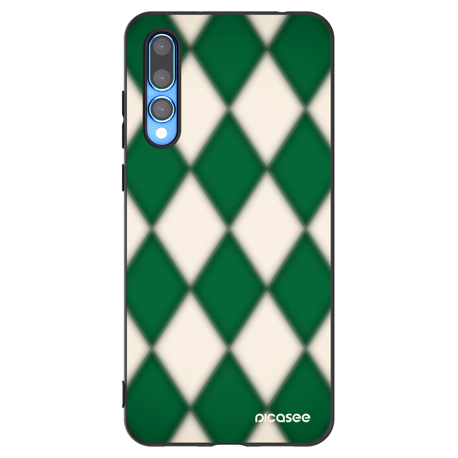 Picasee crna silikonska maskica za Huawei P20 Pro - Emerald Diamond