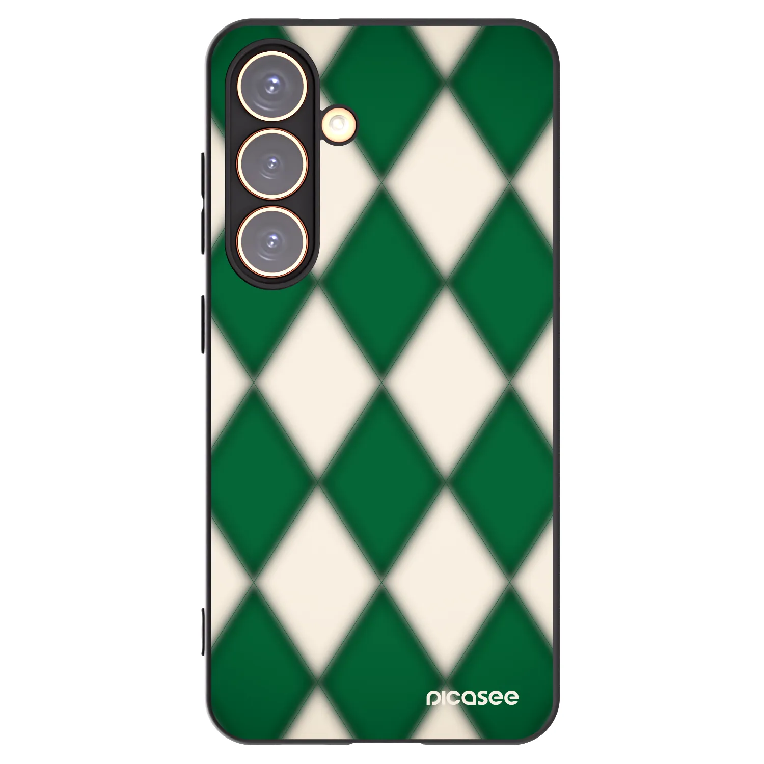 Picasee crna silikonska maskica za Samsung Galaxy S24 S921B 5G - Emerald Diamond