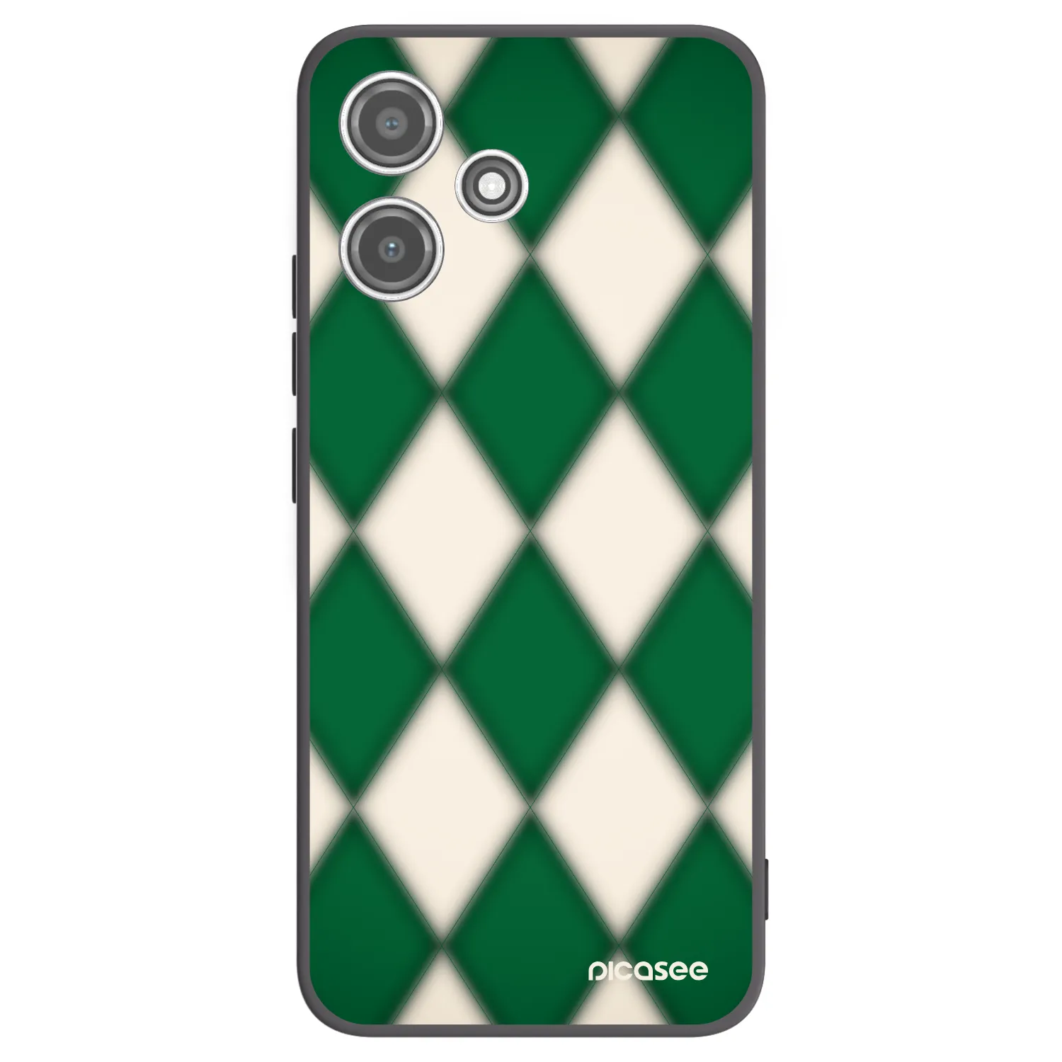 Picasee crna silikonska maskica za Xiaomi Redmi 12 5G - Emerald Diamond