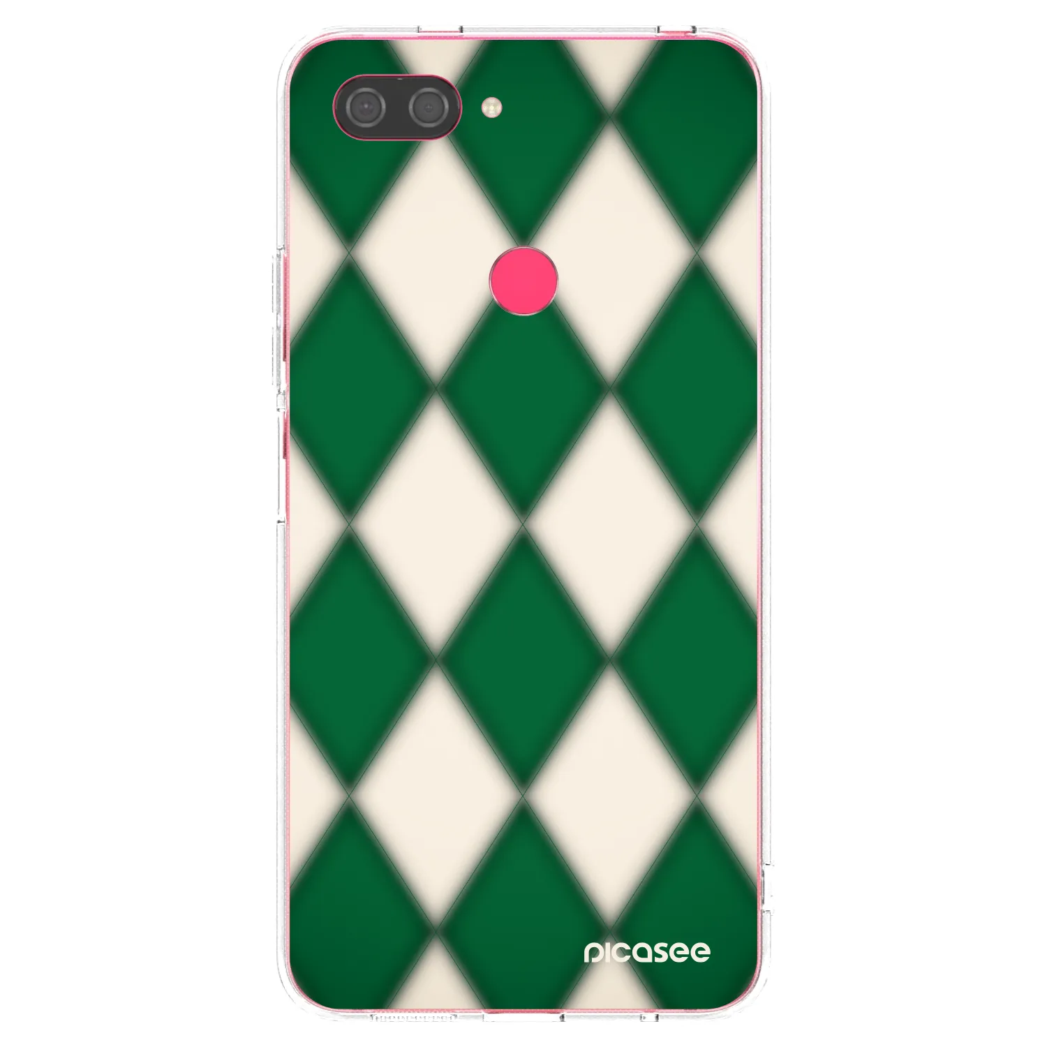 Picasee silikonska prozirna maskica za Xiaomi Mi 8 Lite - Emerald Diamond