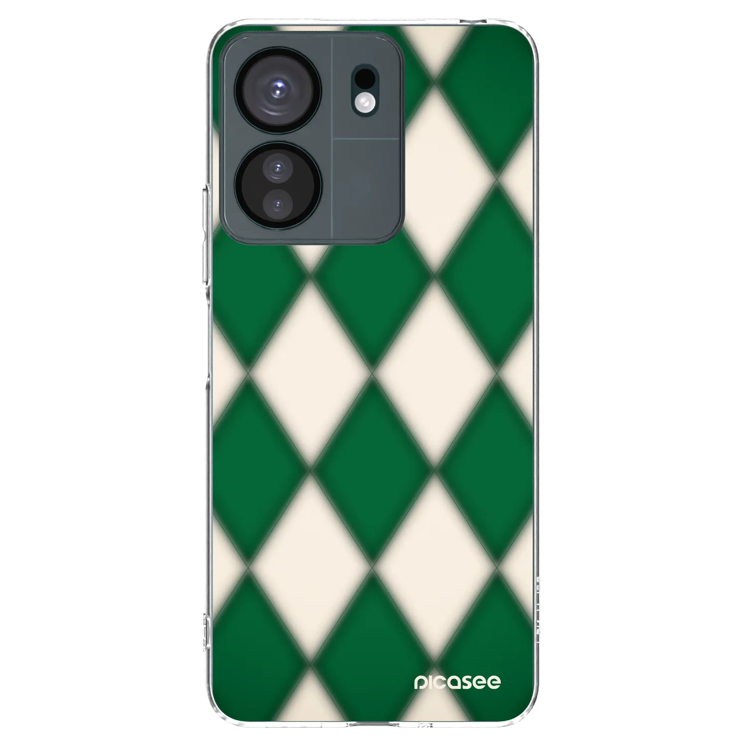 Picasee silikonska prozirna maskica za Xiaomi Redmi 13C 4G - Emerald Diamond