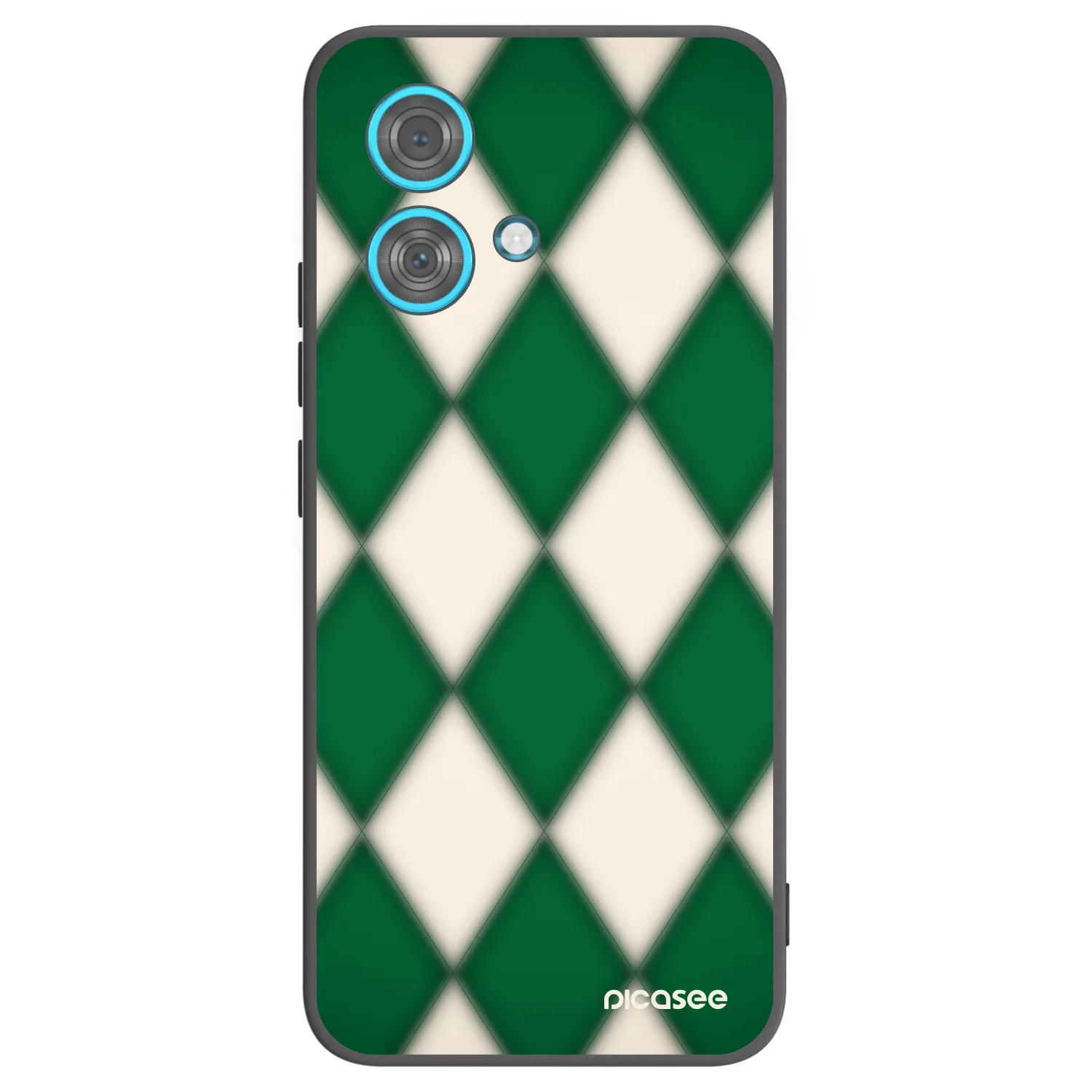 Picasee crna silikonska maskica za Motorola Edge 40 Neo - Emerald Diamond