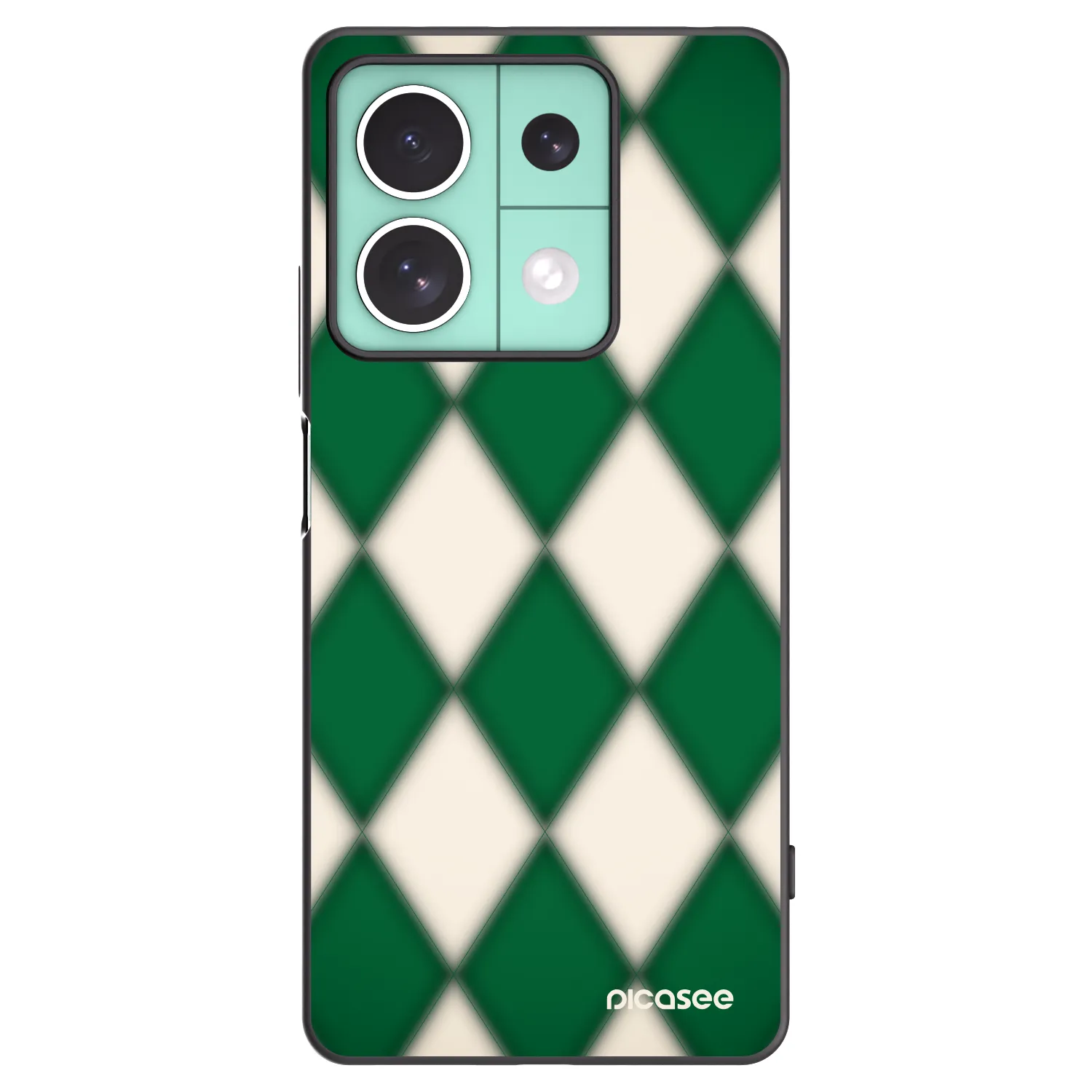Picasee crna silikonska maskica za Xiaomi Redmi Note 13 5G - Emerald Diamond